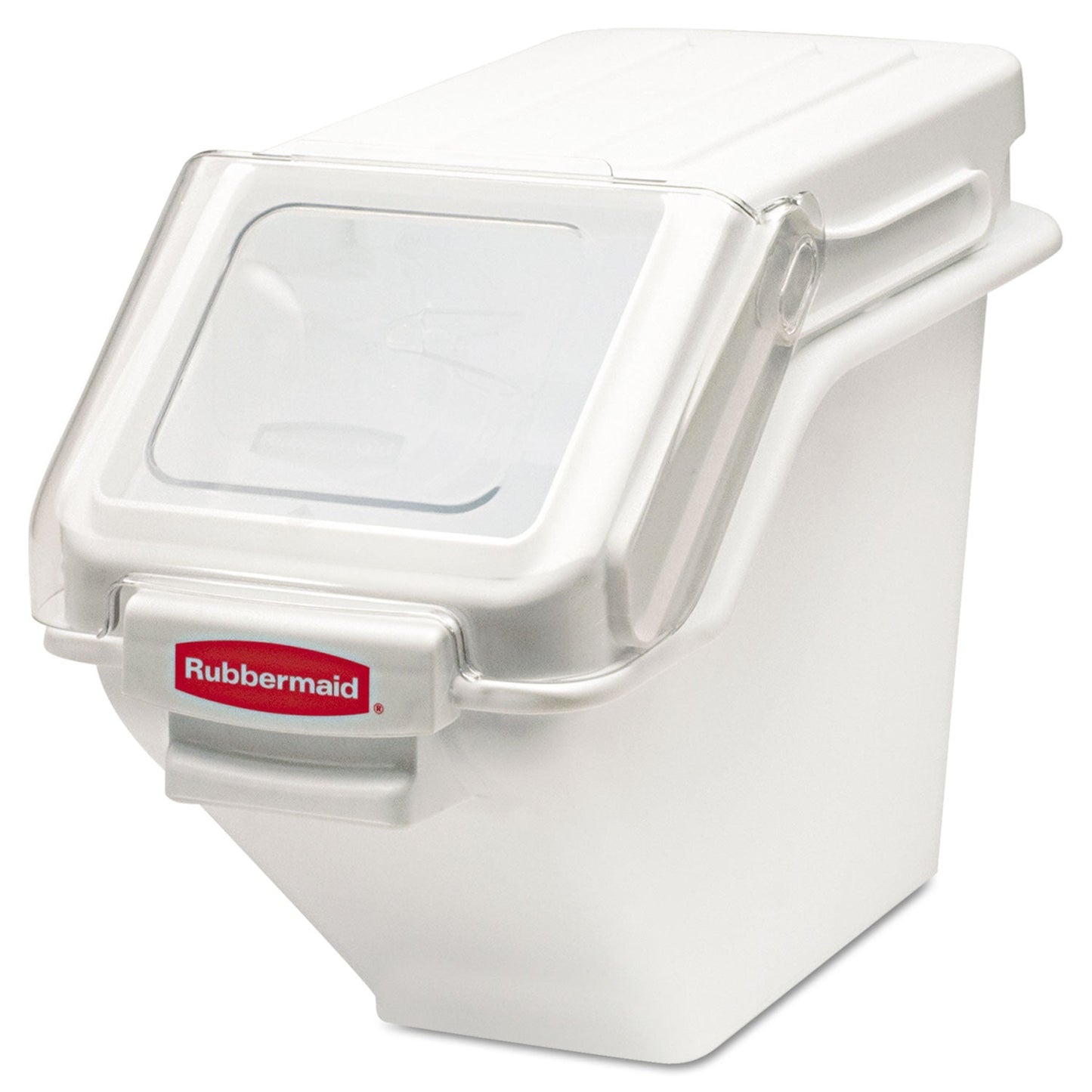 Rubbermaid® Commercial ProSave Shelf Ingredient Bins, 5.4 gal, 11.5 x 23.5 x 16.88, White, Plastic