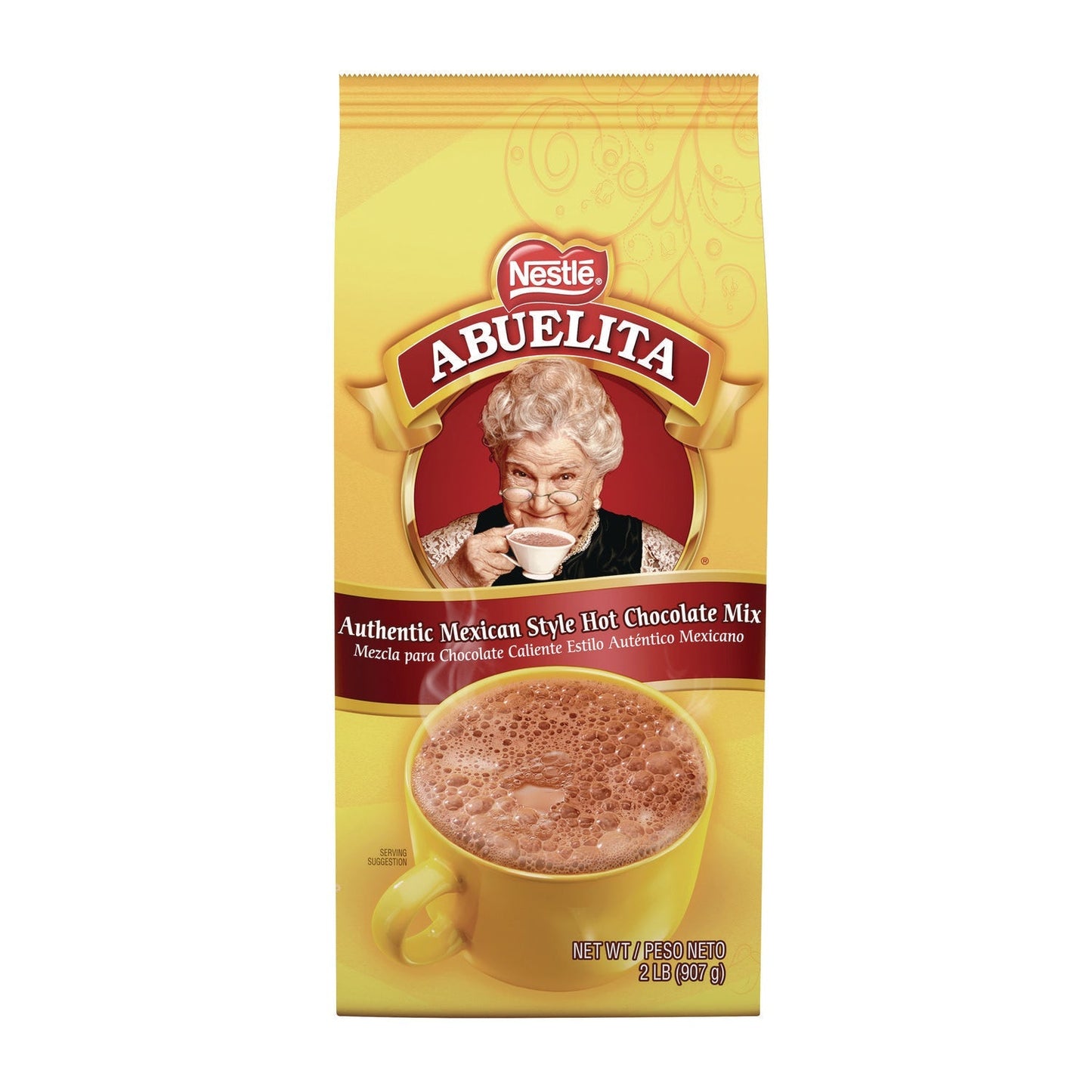 Nestlé® Mexican Style Hot Cocoa, Authentic Mexican Style, 2 lb Pouch, 6/Carton