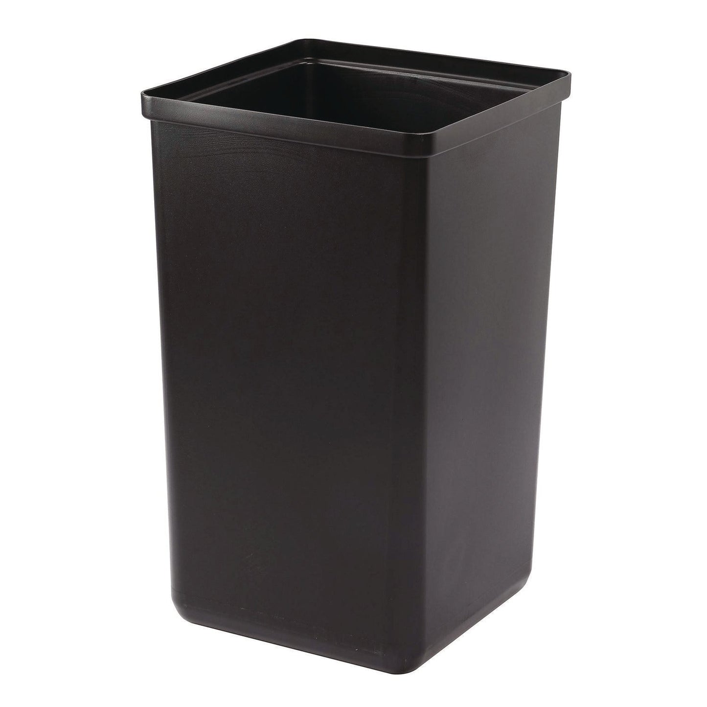 Alpine Industries 29 Gallon Trash/Recycling Cans, Steel, Green Compost Can with Square Lid, Black Trash Can with Square Lid