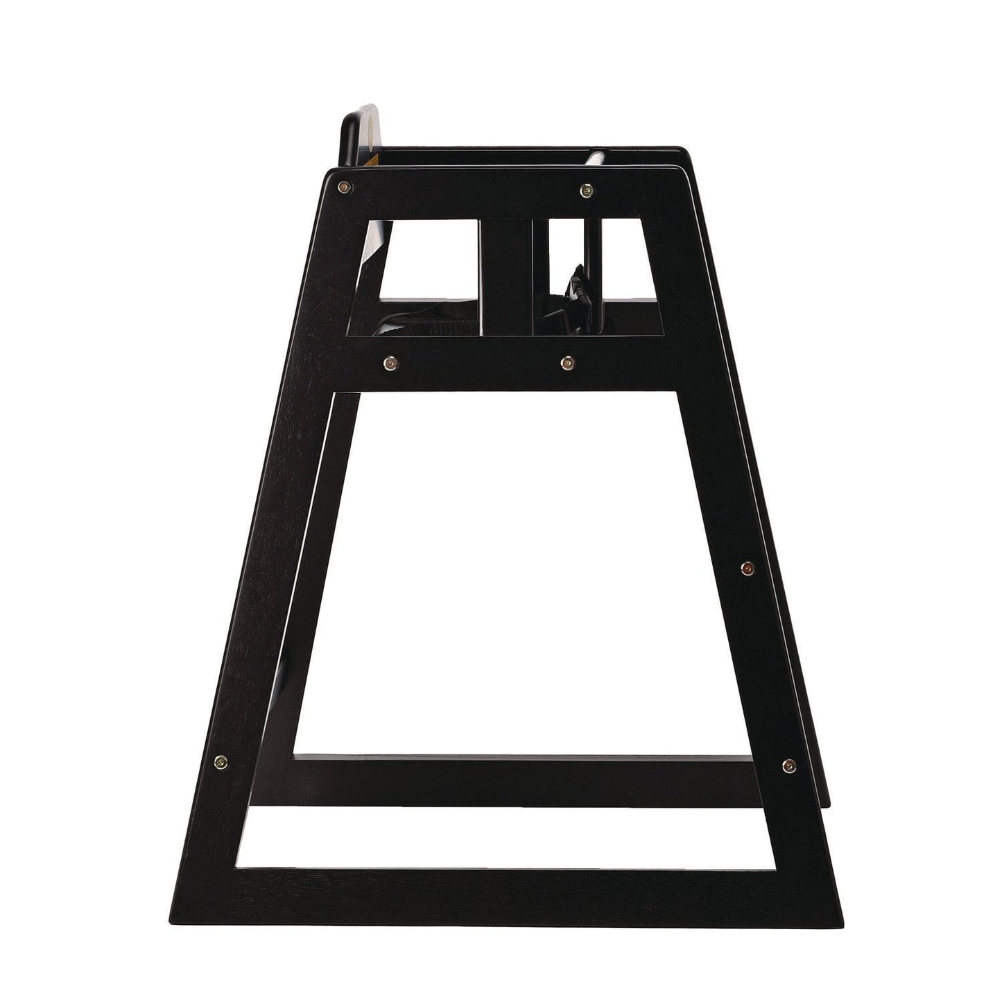 Alpine Industries Wooden Stackable High Chair, Supports Up to 50 lb, 29.02" h, Espresso