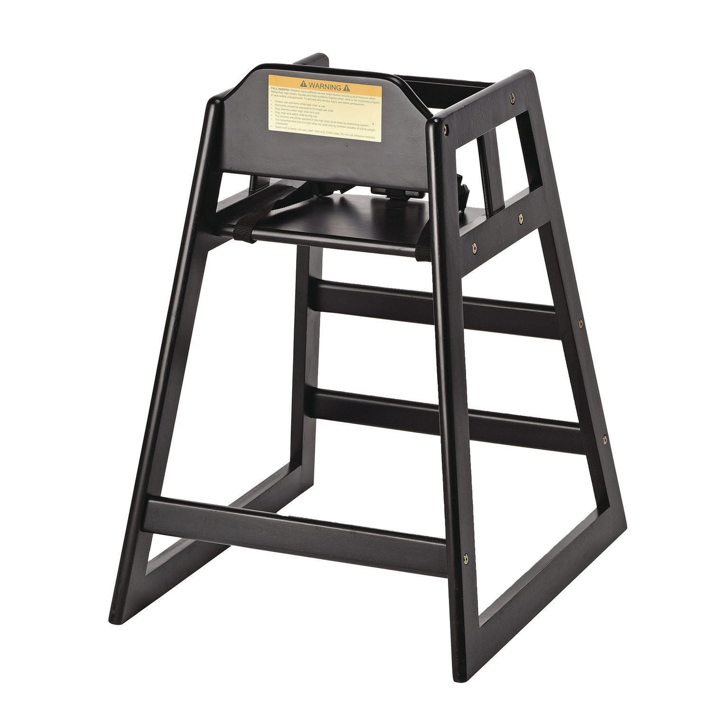 Alpine Industries Wooden Stackable High Chair, Supports Up to 50 lb, 29.02" h, Espresso