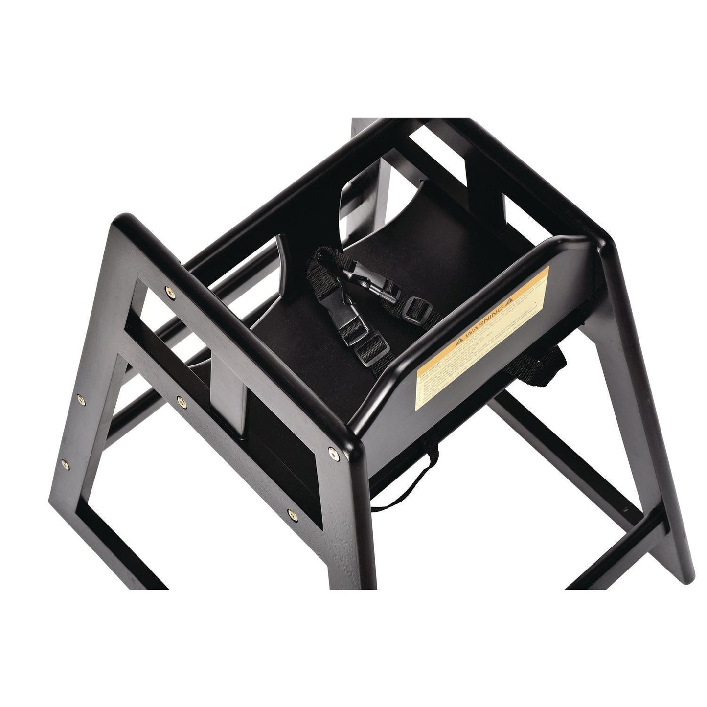 Alpine Industries Wooden Stackable High Chair, Supports Up to 50 lb, 29.02" h, Espresso