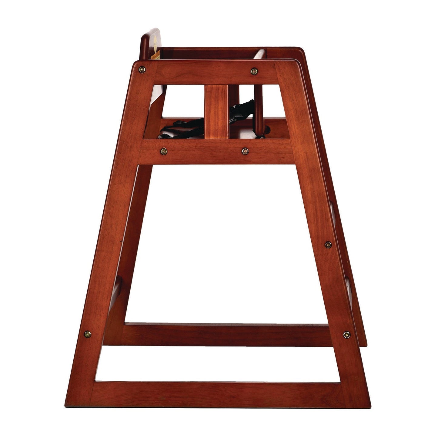 Alpine Industries Wooden Stackable High Chair, Supports up to 50 lbs, 29.02" h, Mahogany, 2/Pack