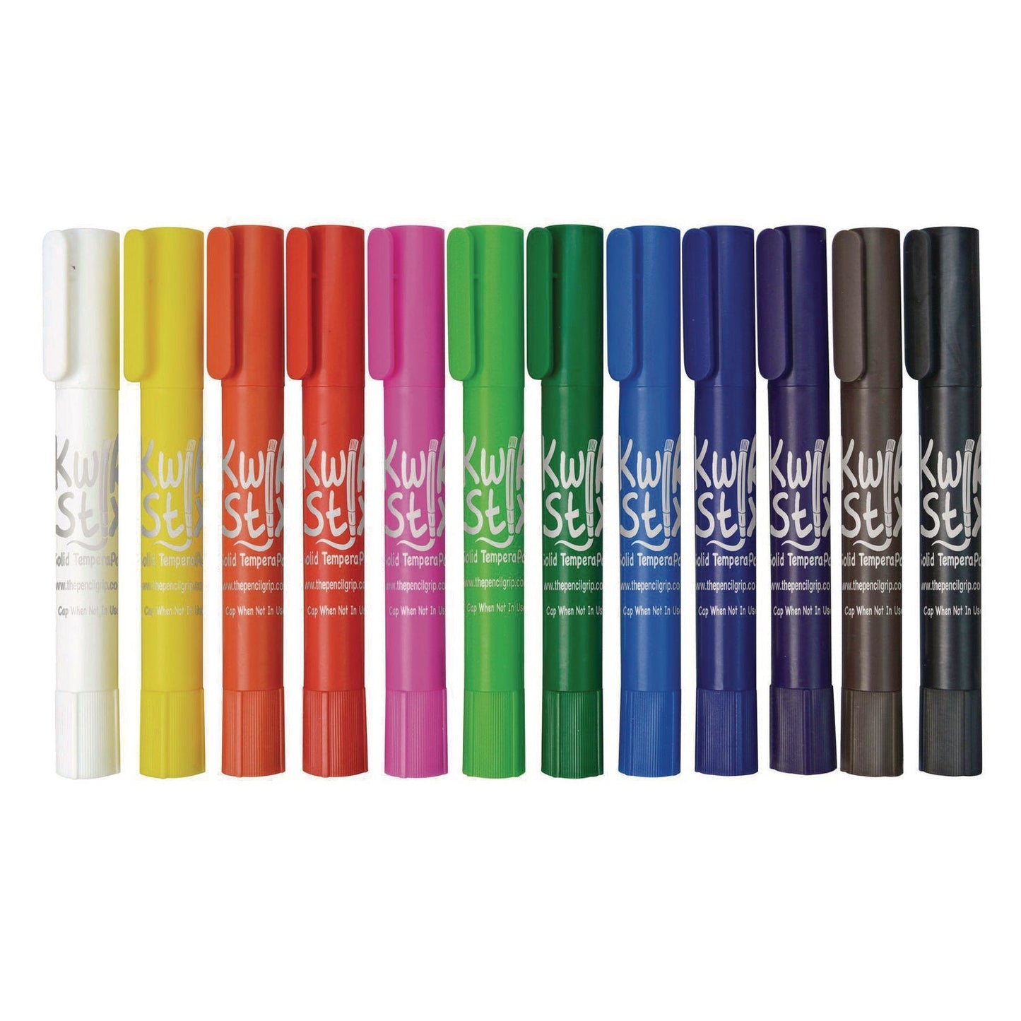TPG Creations™ Thin Stix Tempera Paint Set, 12 Assorted Metallic Colors, 24/Set, 6 Sets/Carton