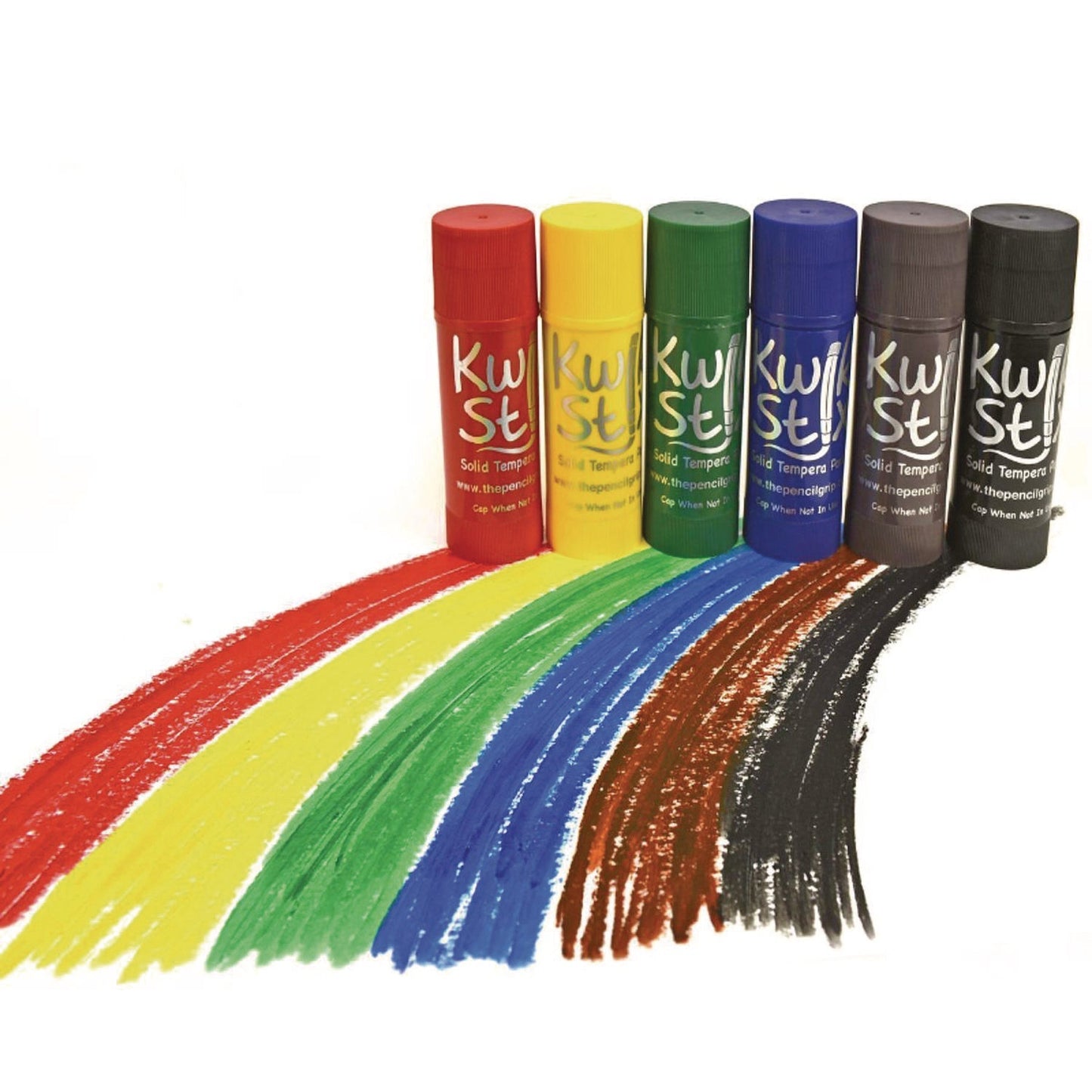 TPG Creations™ Kwik Stick Tempera Paint, 6 Assorted Classic Colors, 6/Pack, 12 Packs/Carton