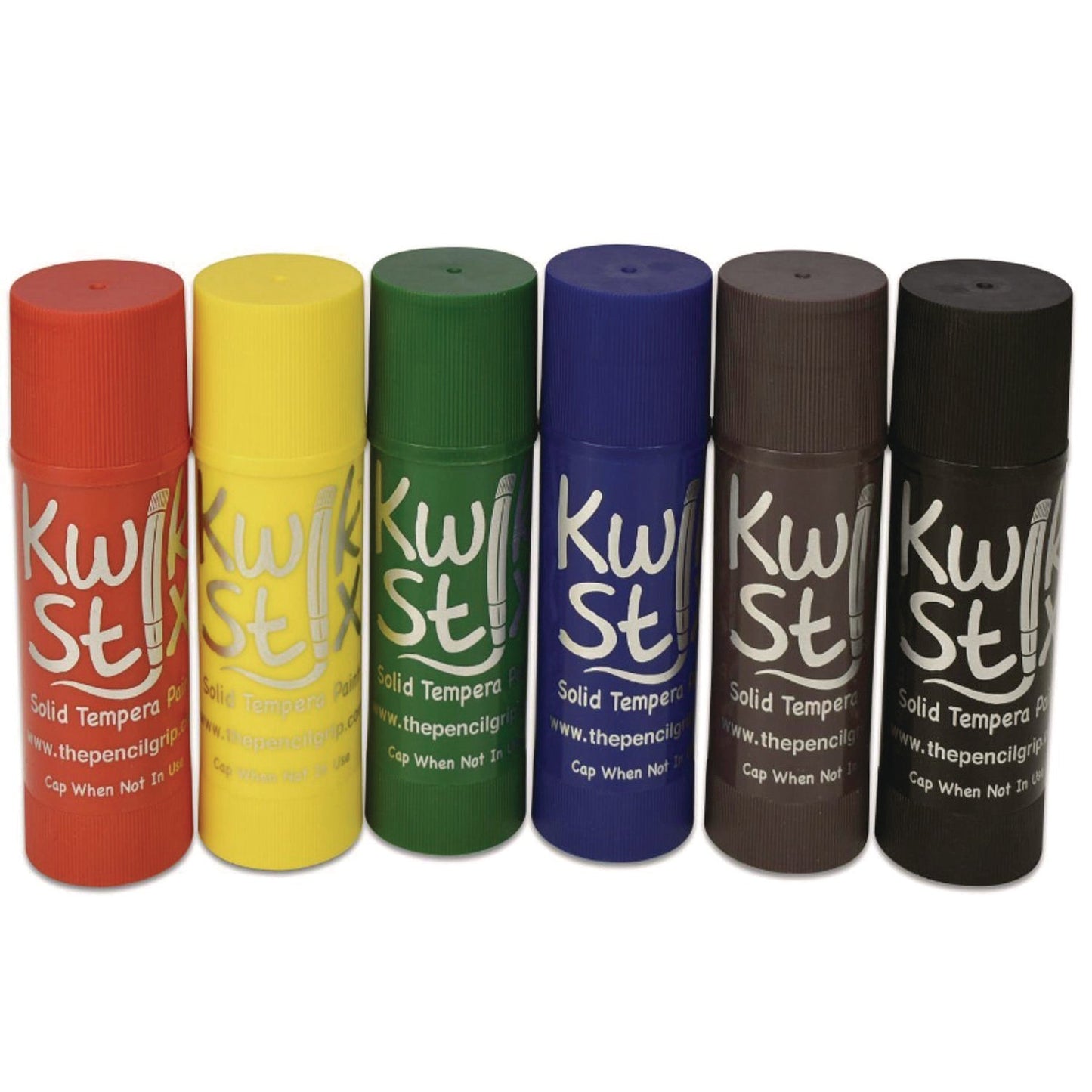 TPG Creations™ Kwik Stick Tempera Paint, 6 Assorted Classic Colors, 6/Pack, 12 Packs/Carton