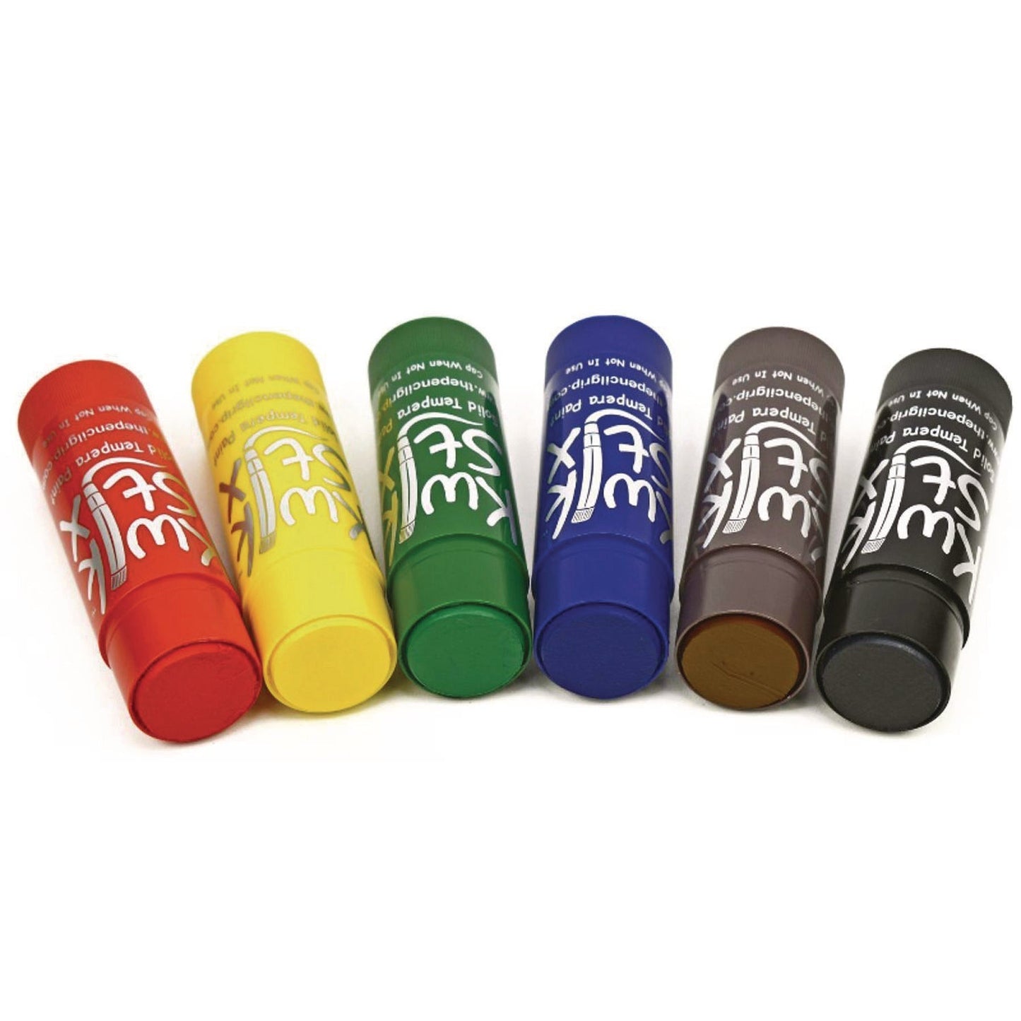 TPG Creations™ Kwik Stick Tempera Paint, 6 Assorted Classic Colors, 6/Pack, 12 Packs/Carton