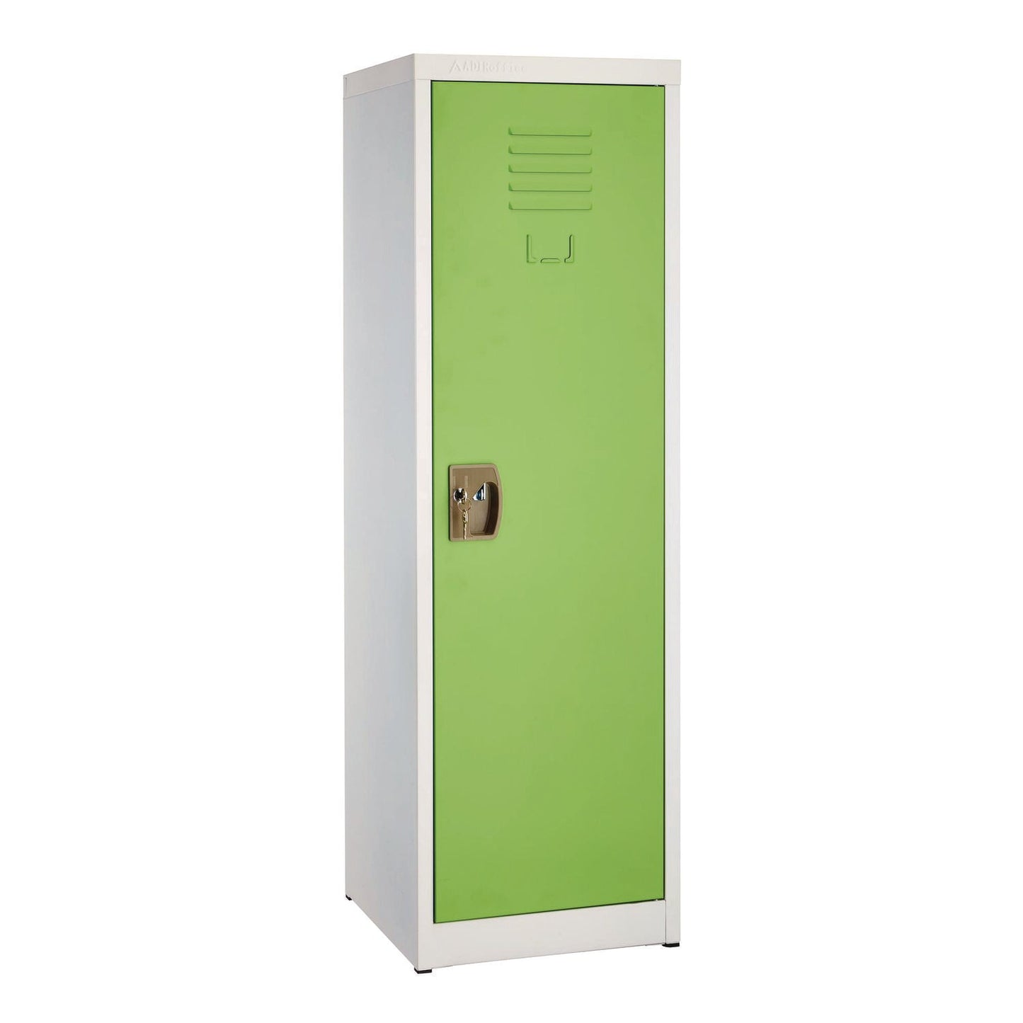 AdirOffice Steel Storage Locker, 1 Compartment, 15 x 15 x 48, Green