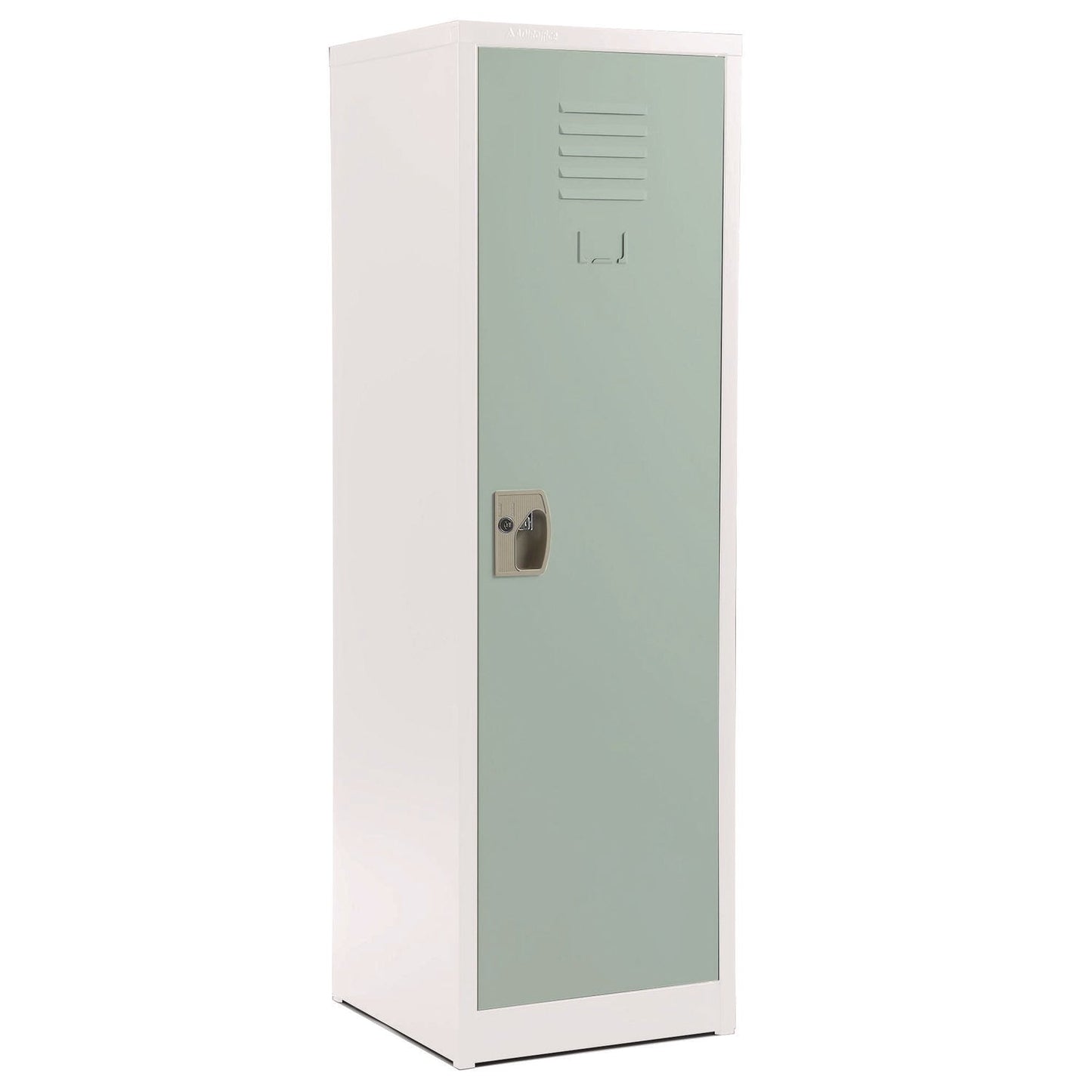 AdirOffice Steel Storage Locker, 1 Compartment, 15 x 15 x 48, Misty Green