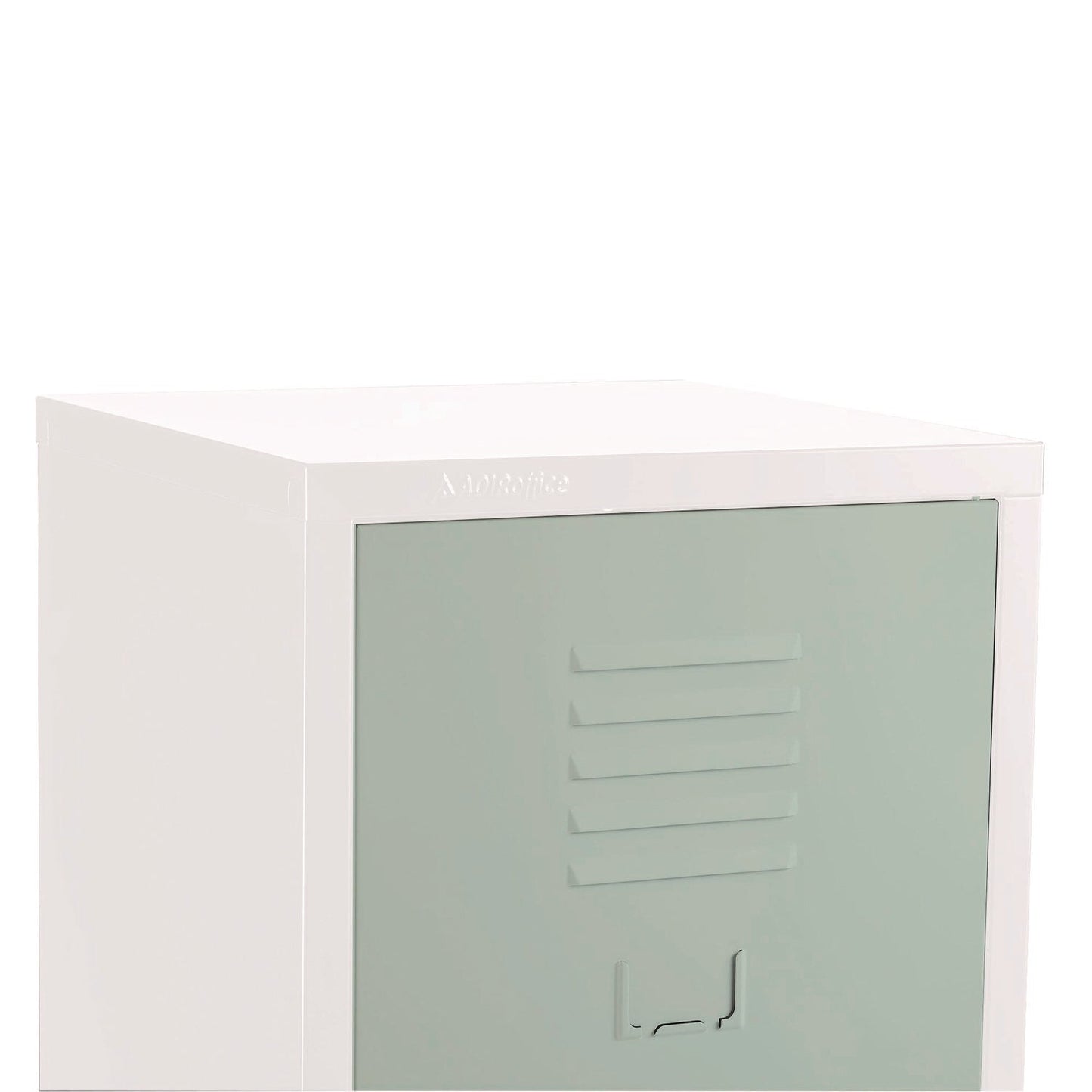 AdirOffice Steel Storage Locker, 1 Compartment, 15 x 15 x 48, Misty Green