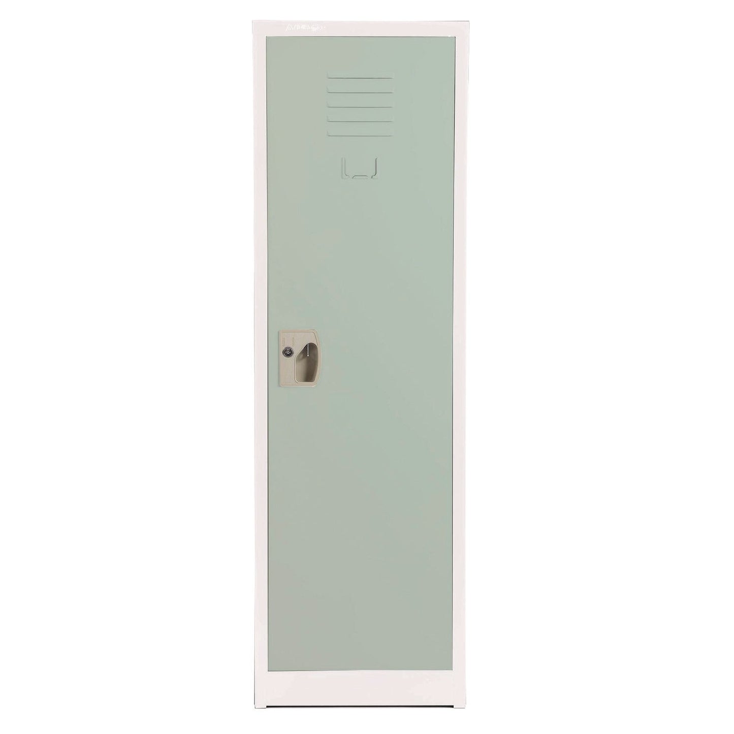 AdirOffice Steel Storage Locker, 1 Compartment, 15 x 15 x 48, Misty Green