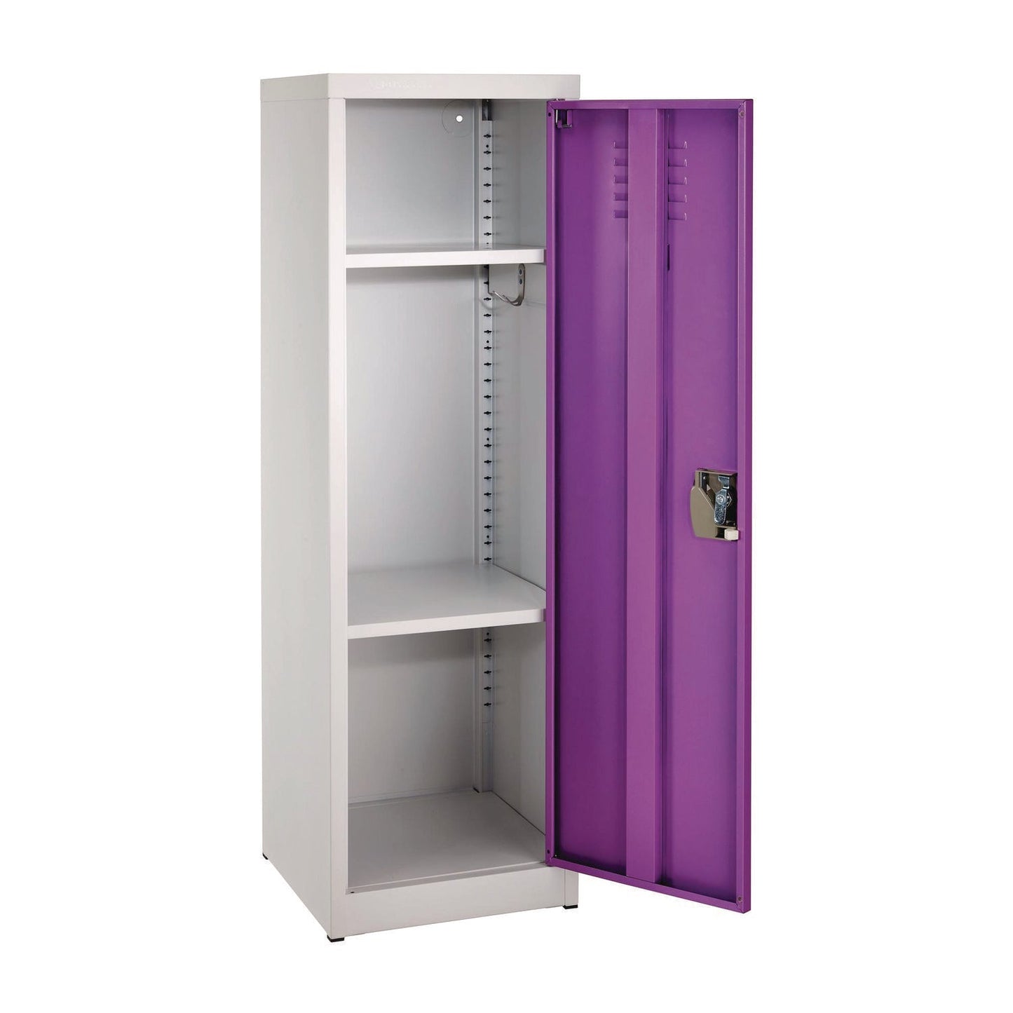 AdirOffice Steel Storage Locker, 1 Compartment, 15 x 15 x 48, Purple