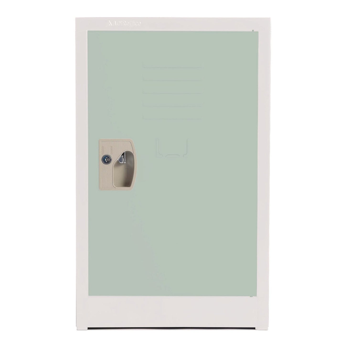 AdirOffice Steel Storage Locker, 1 Compartment, 15 x 15 x 24, Misty Green