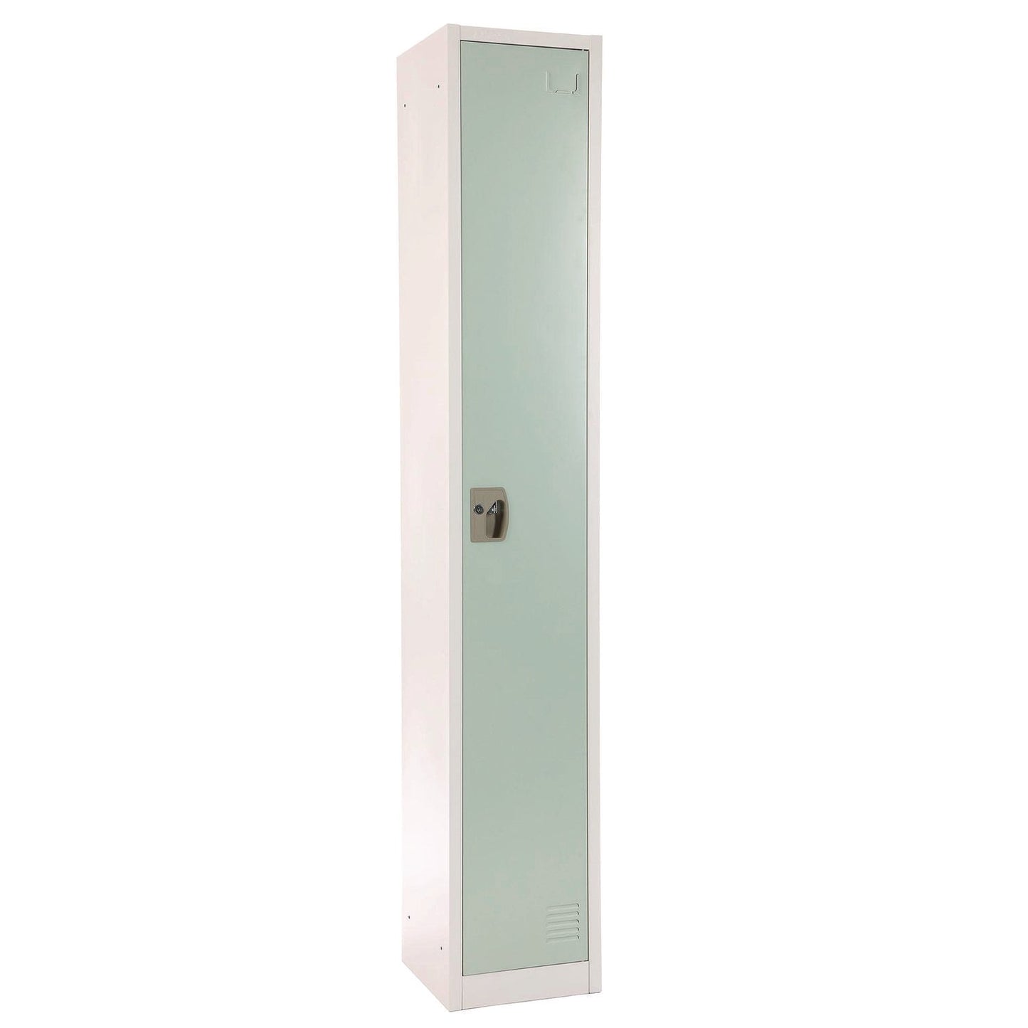 AdirOffice Steel Storage Locker, 1 Compartment, 12 x 12 x 72, Misty Green