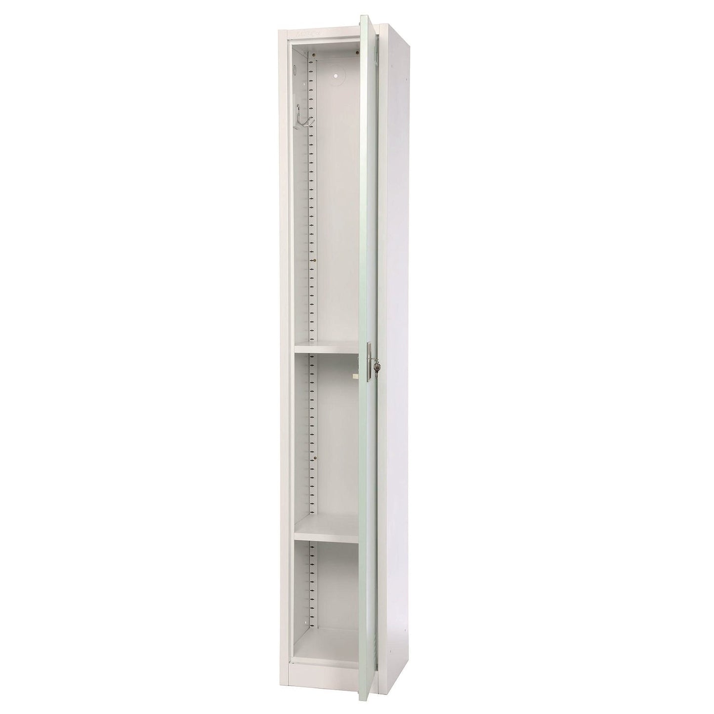 AdirOffice Steel Storage Locker, 1 Compartment, 12 x 12 x 72, Misty Green