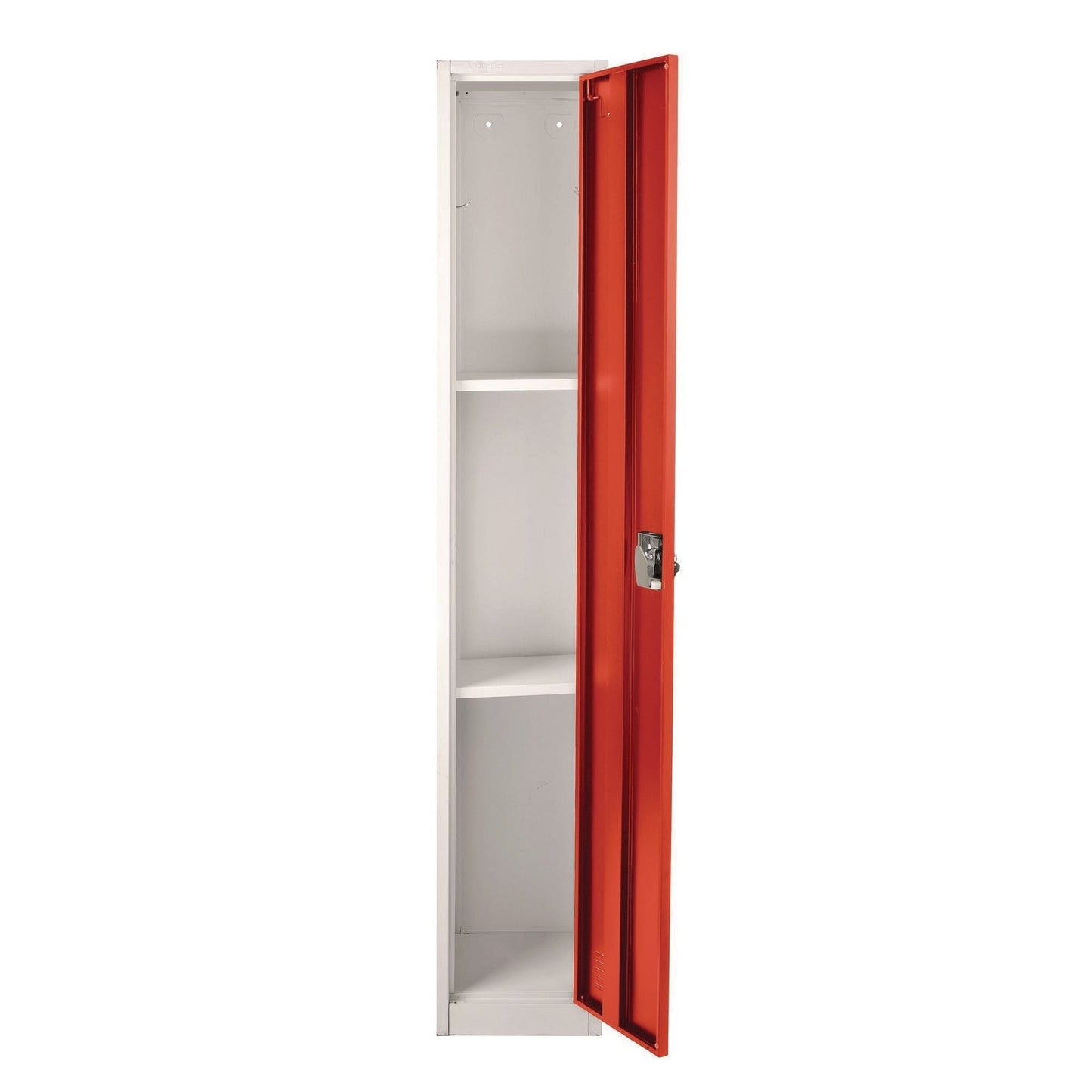 AdirOffice Steel Storage Locker, 1 Compartment, 12 x 12 x 72, Red