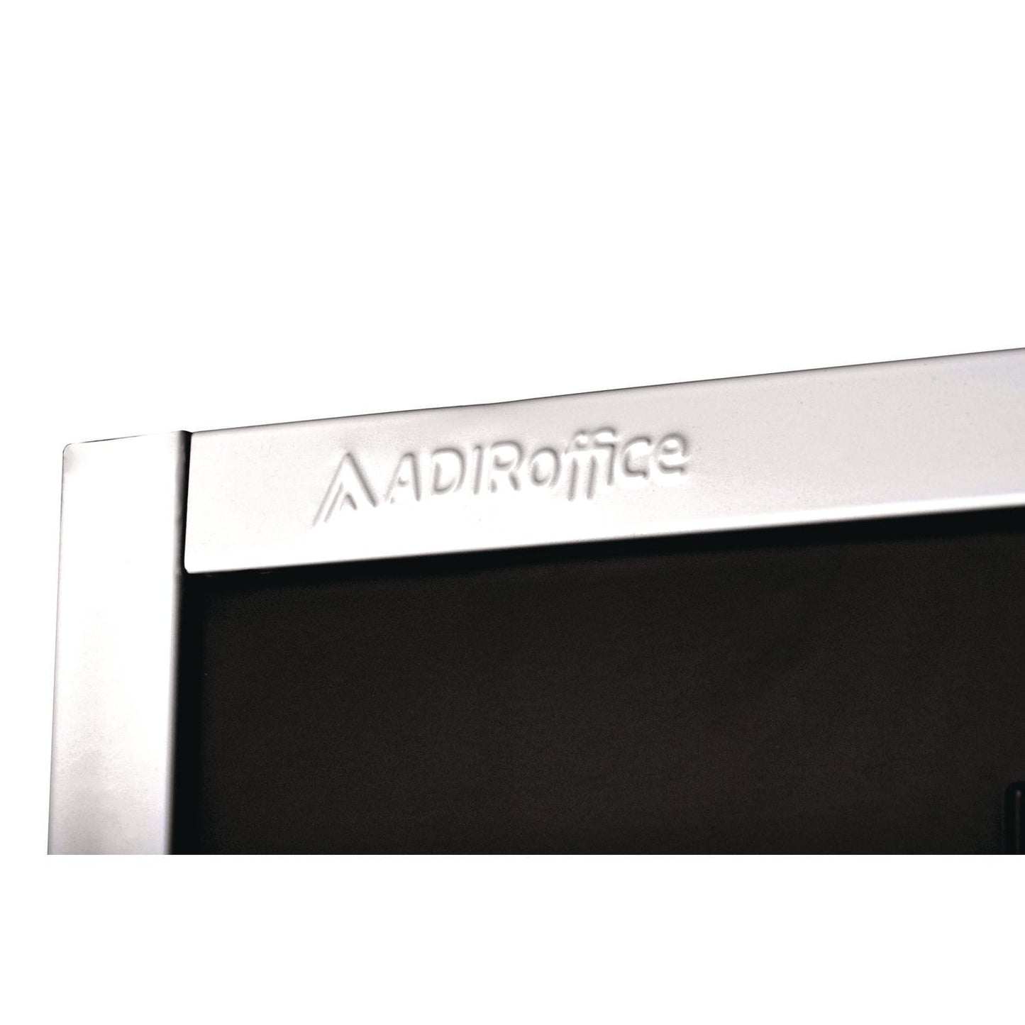 AdirOffice Steel Storage Locker, 3 Compartment, 12 x 12 x 72, Black