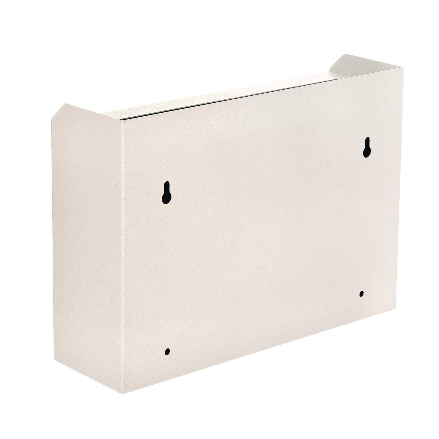 AdirOffice Medium Size Steel Multi-Purpose Secure Drop Box, 9.8 x 3.4 x 7.5, White