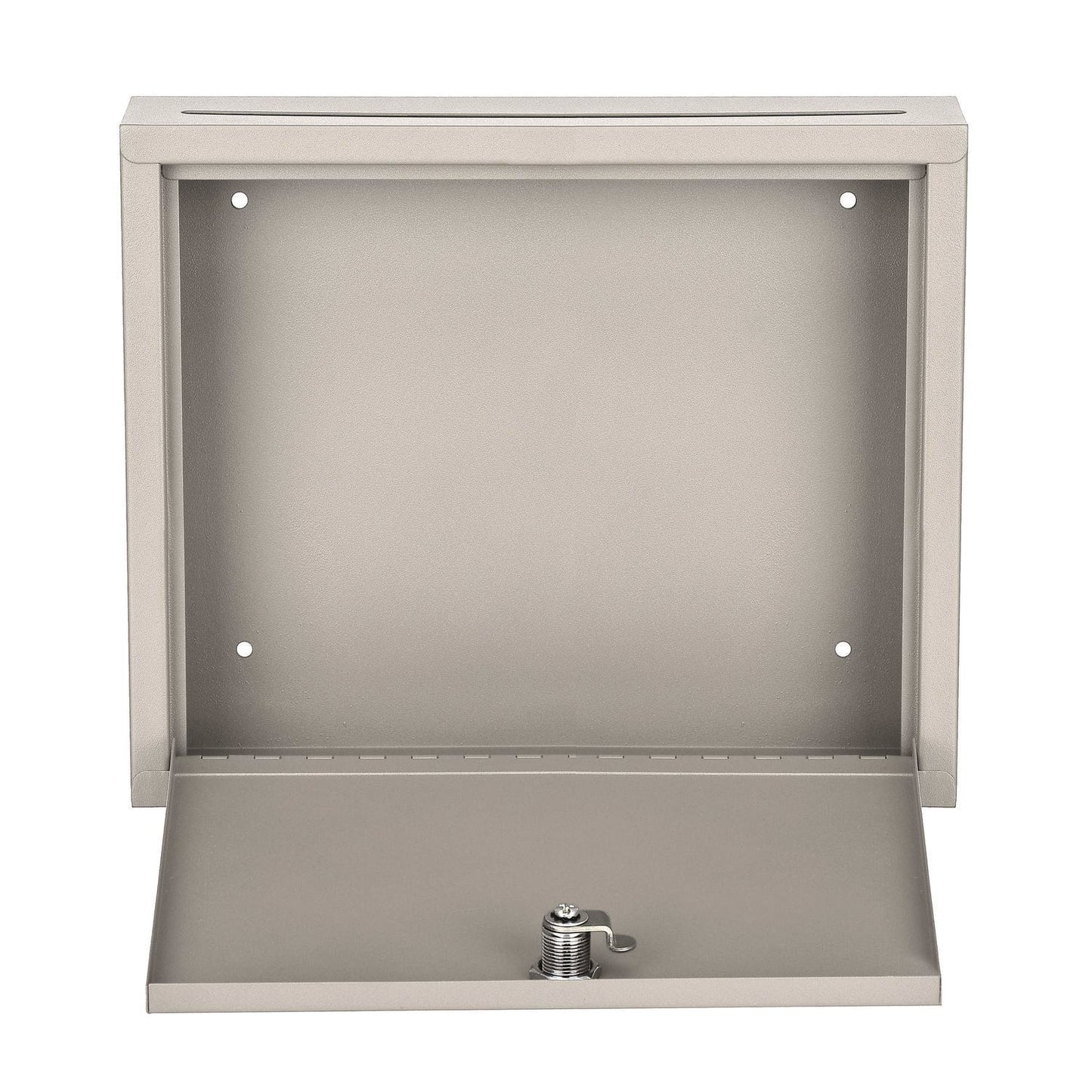 AdirOffice Large Size Steel Multi-Purpose Secure Drop Box, 12 x 3 x 10, Beige