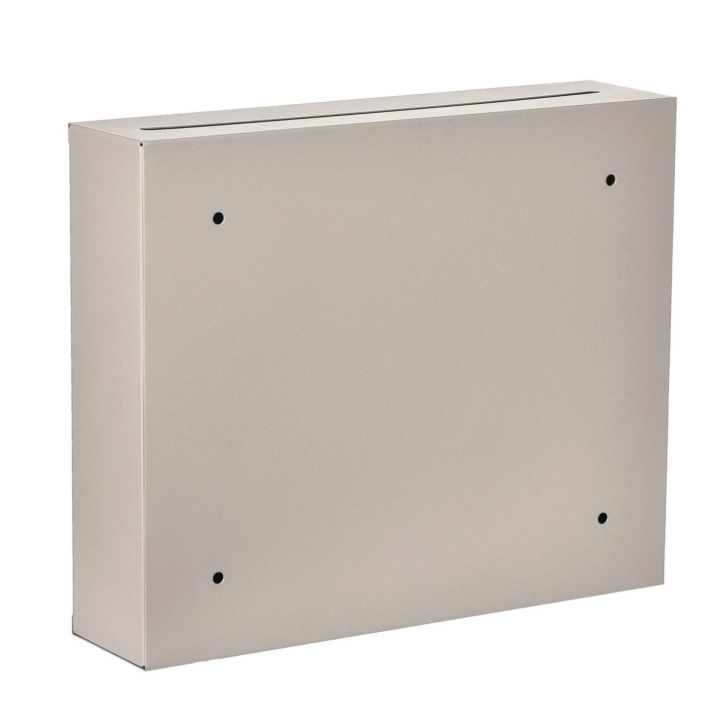 AdirOffice Large Size Steel Multi-Purpose Secure Drop Box, 12 x 3 x 10, Beige