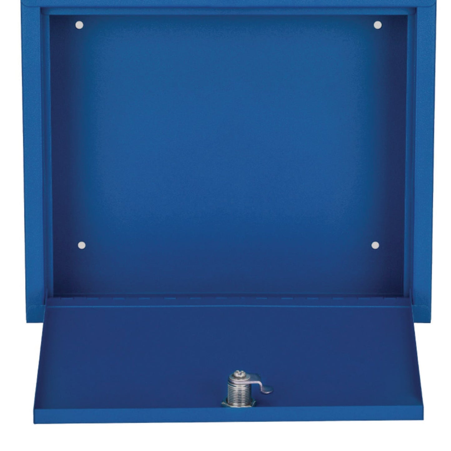 AdirOffice Large Size Steel Multi-Purpose Secure Drop Box, 12 x 3 x10, Blue