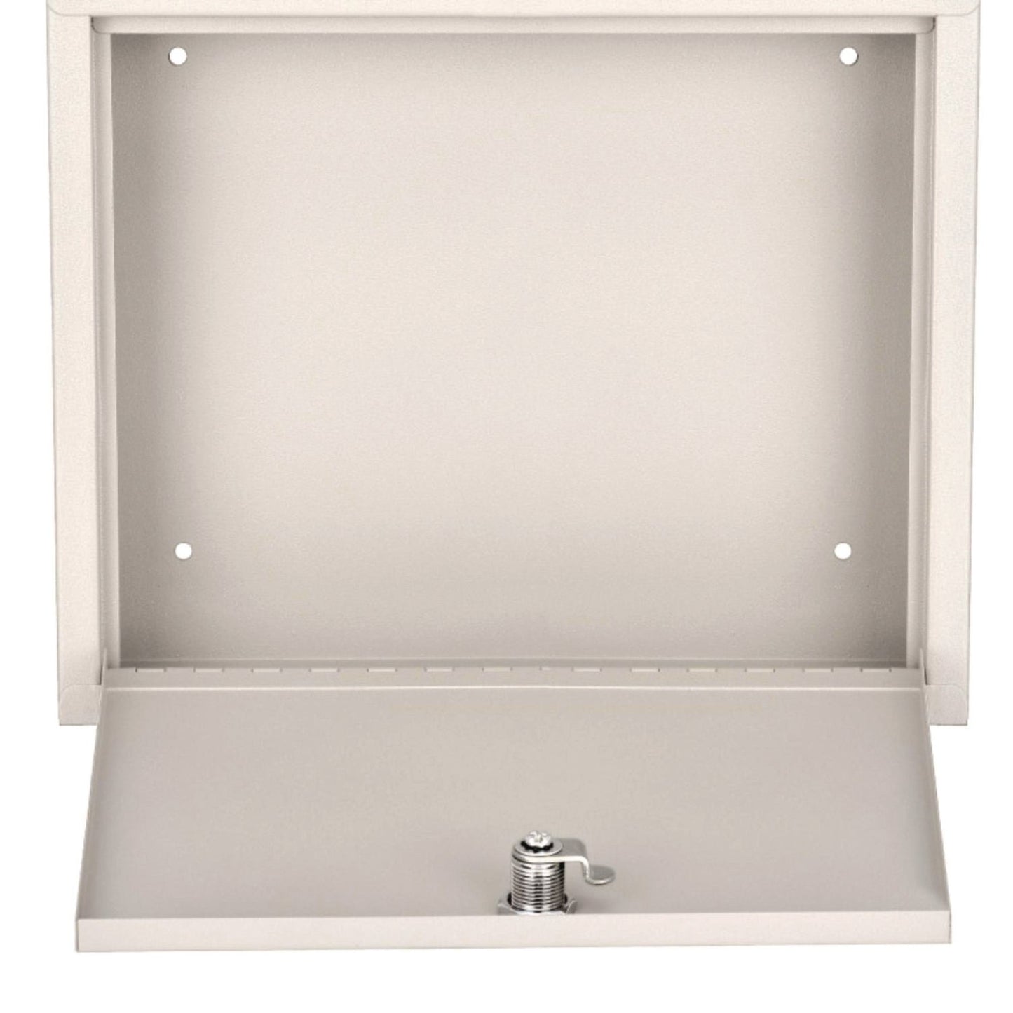 AdirOffice Large Size Steel Multi-Purpose Secure Drop Box, 12 x 3 x 10, White
