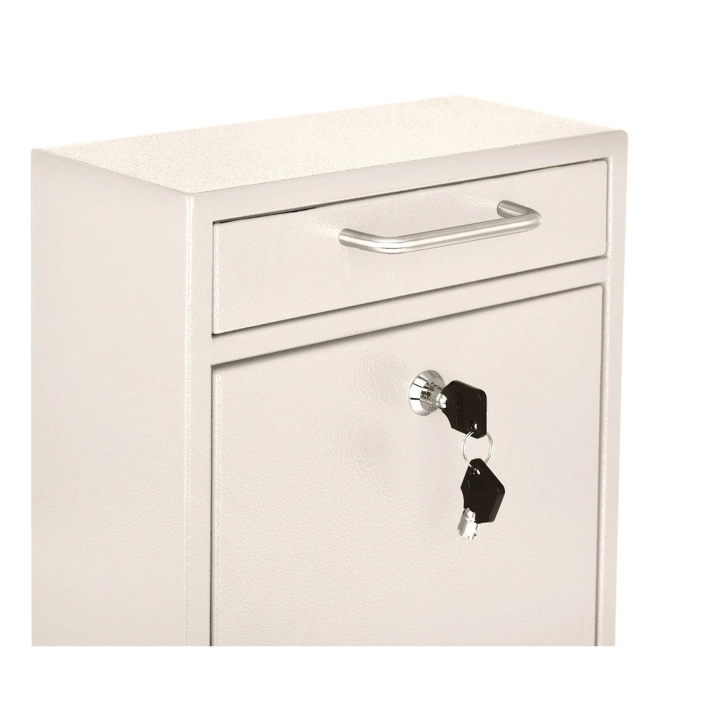 AdirOffice Medium Ultimate Wall Mounted Mail Box, 10.4 x 4.5 x 12, White