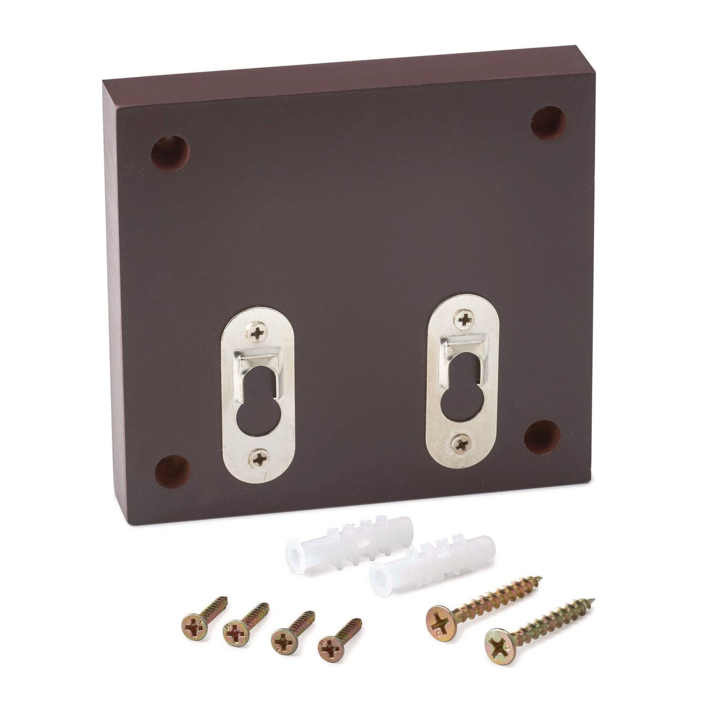 AdirOffice Squared Wood Locking Suggestion Box, 7.25 x 7.5 x 10, Medium Density Fiberboard, Mahogany