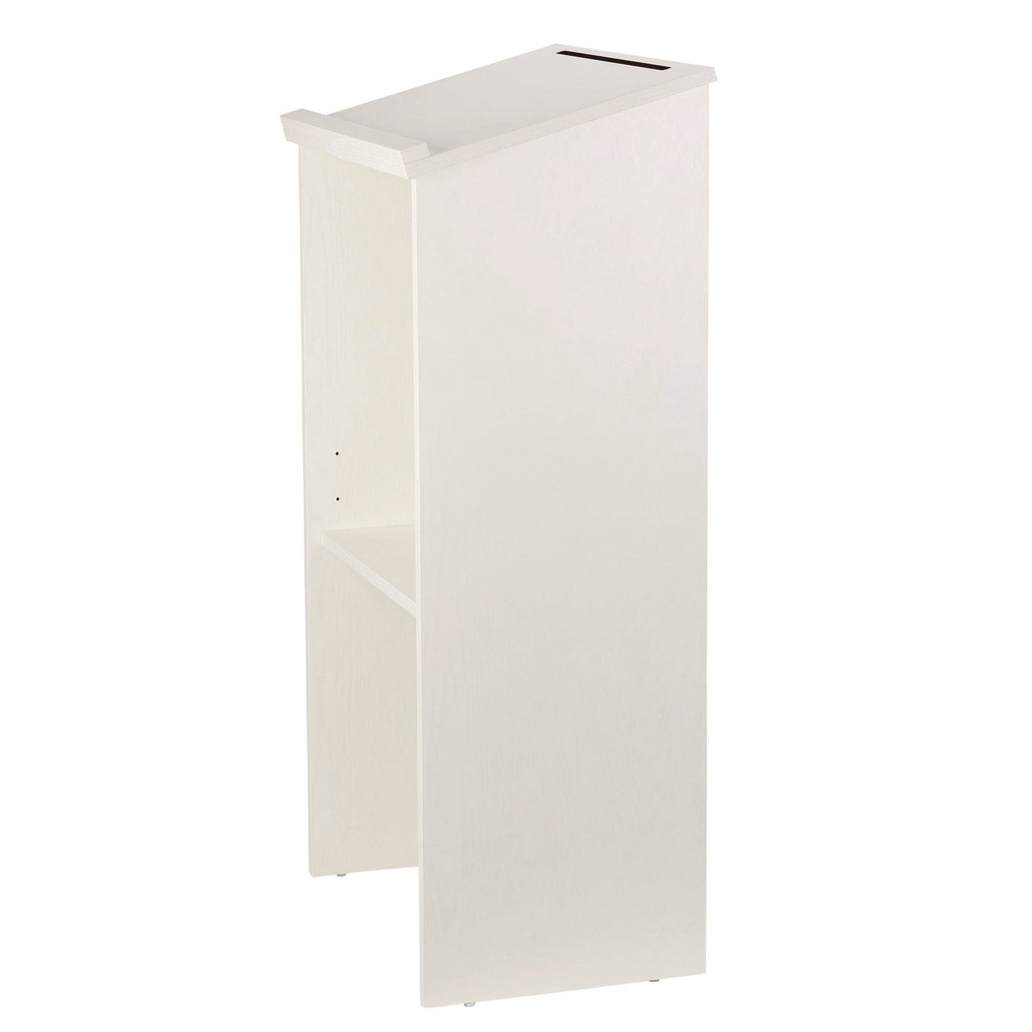 AdirOffice Wood Stand-up Podium Lectern Speaker Stand, 23 x 15 x 45.8, White