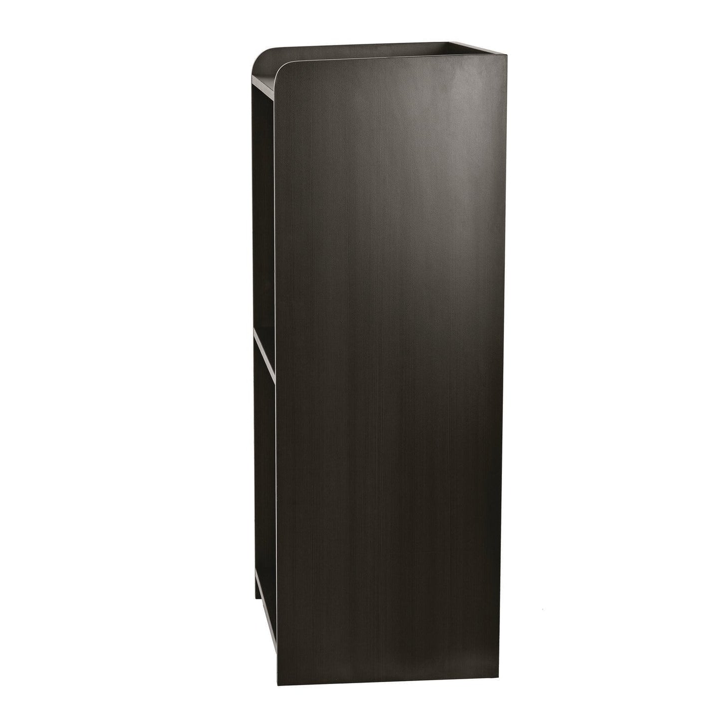 AdirOffice Wood Mobile Presentation Lectern Speaker Stand with Shelves, 22.44 x 16.53 x 45.98, Black