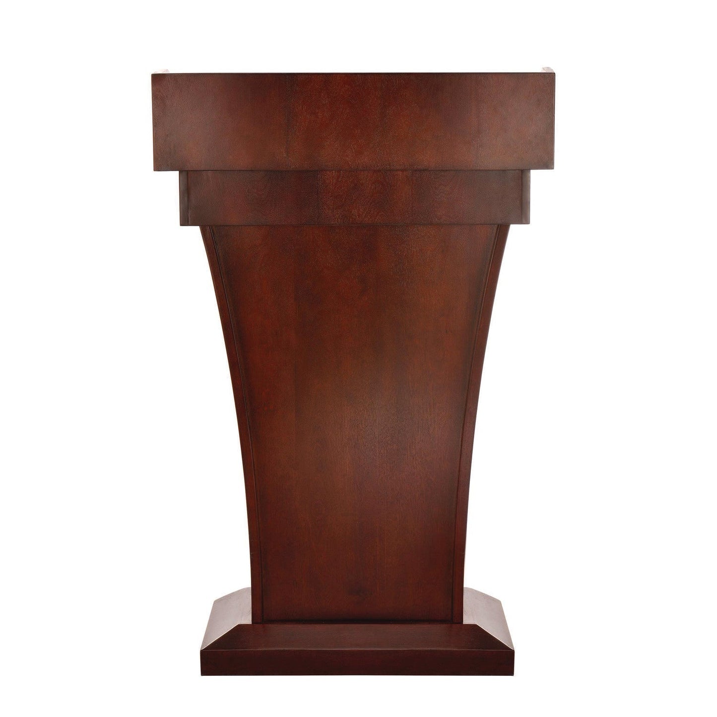 AdirOffice Wood Stand-Up Podium Lectern Speaker Stand with Drawer and Storage Area, 27.55 x 14 x 43.3, Cherry