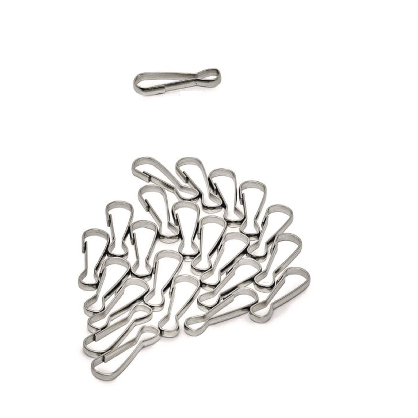 AdirOffice Plastic Identification Key Tags, White, 100/Pack