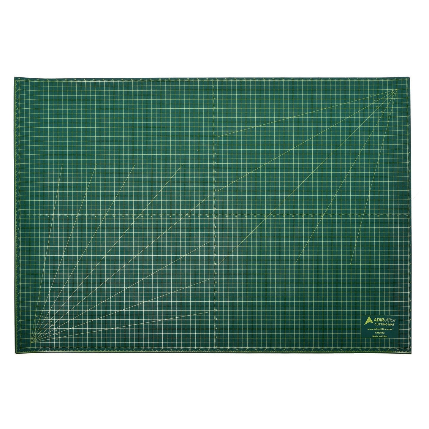 AdirOffice Reversible Self Healing Cutting Mat, 30 x 42, Green/Black