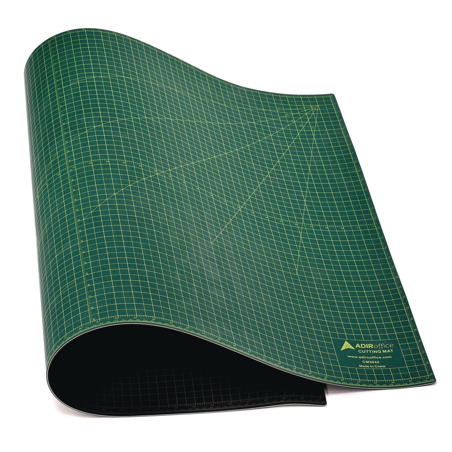 AdirOffice Reversible Self Healing Cutting Mat, 30 x 42, Green/Black
