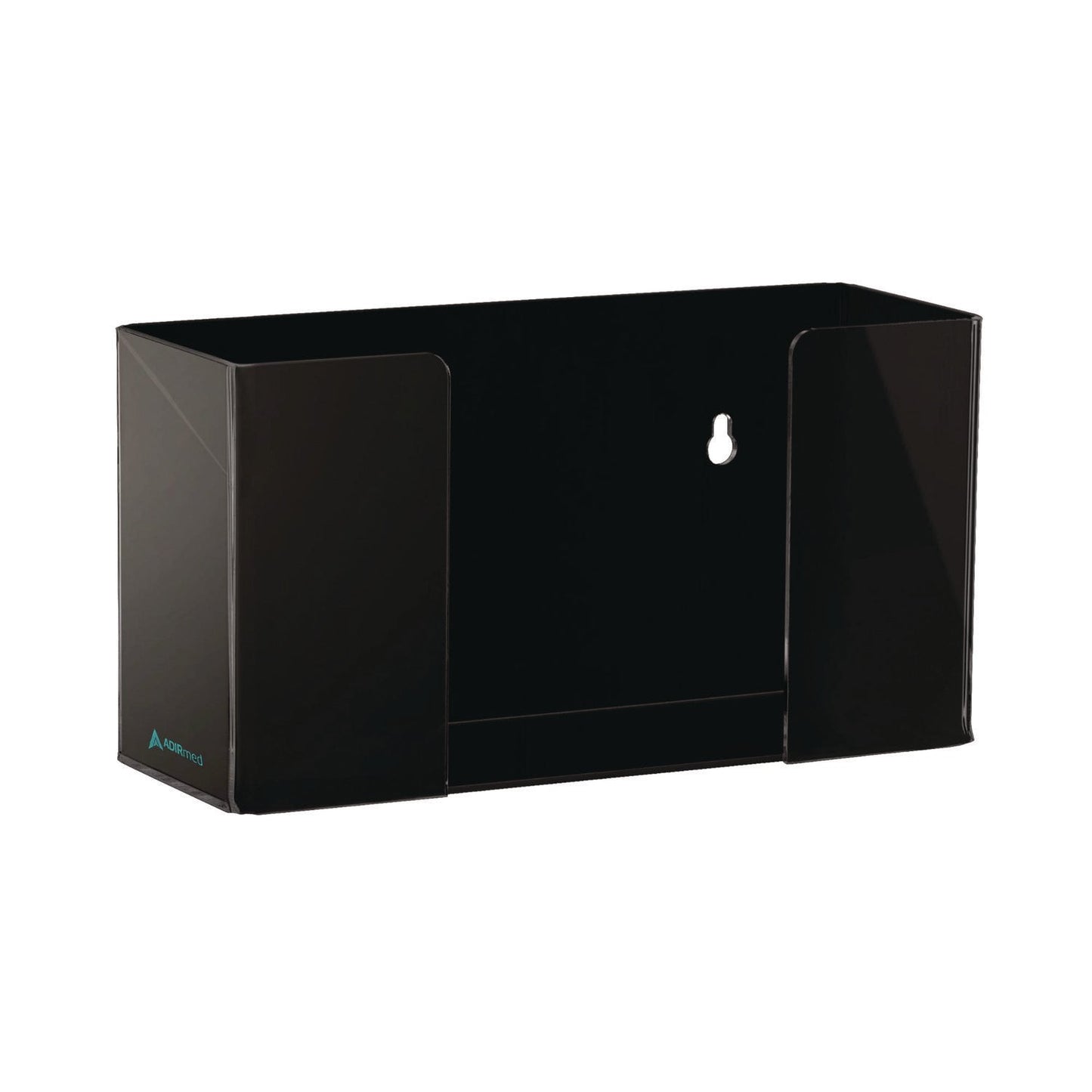 AdirMed Acrylic Glove Dispenser, Single Box Capacity, 10.2 x 3.5 x 5.3, Black