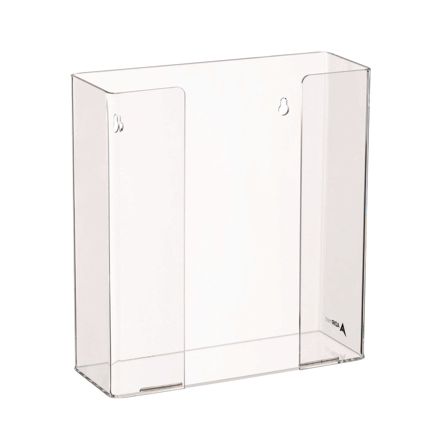 AdirMed Acrylic Glove Dispenser, Double Box Capacity, 10.2 x 3.5 x 10.8, Clear