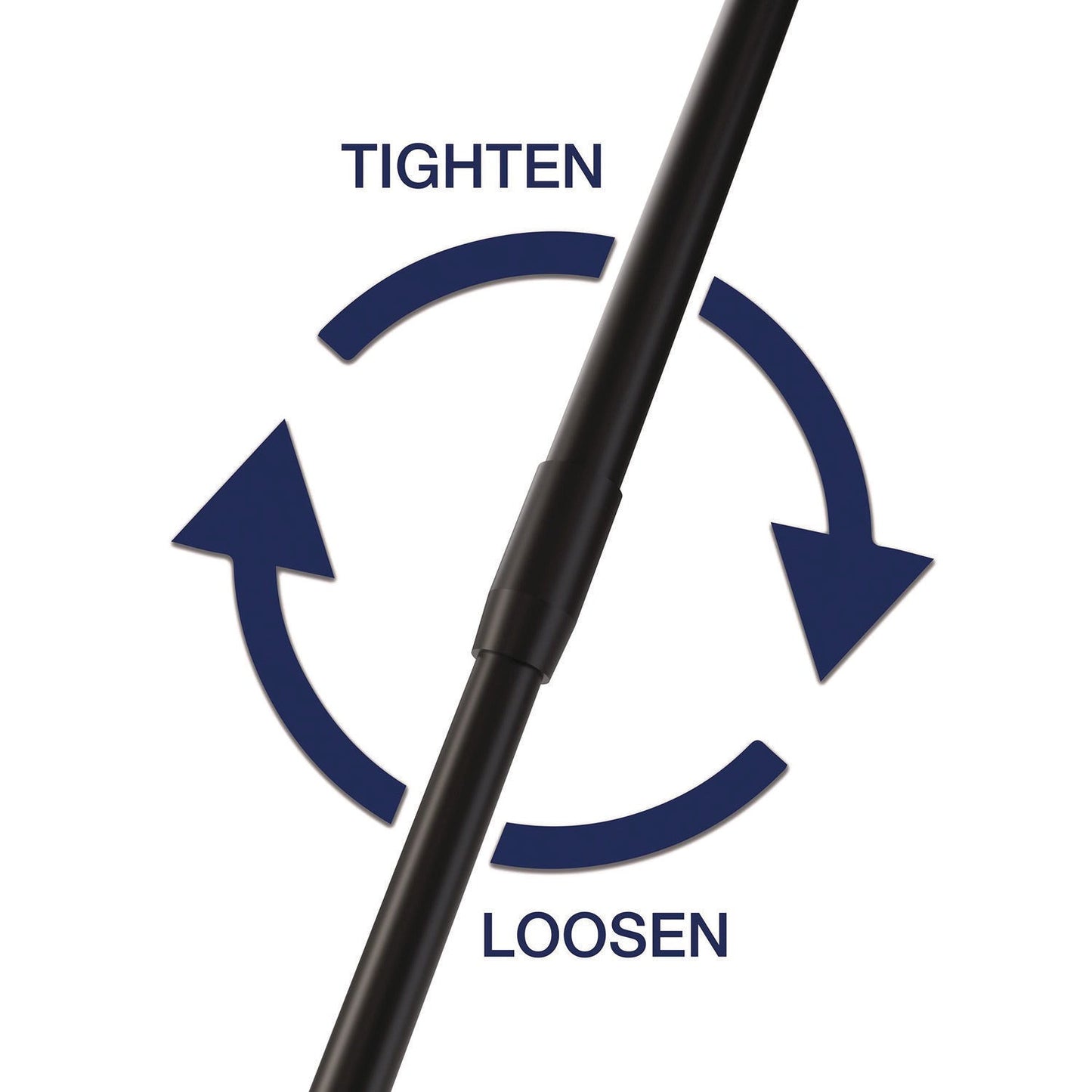 Suncast Commercial® 24 in Telescoping Rake, 24" width x 47.5" to 66" length