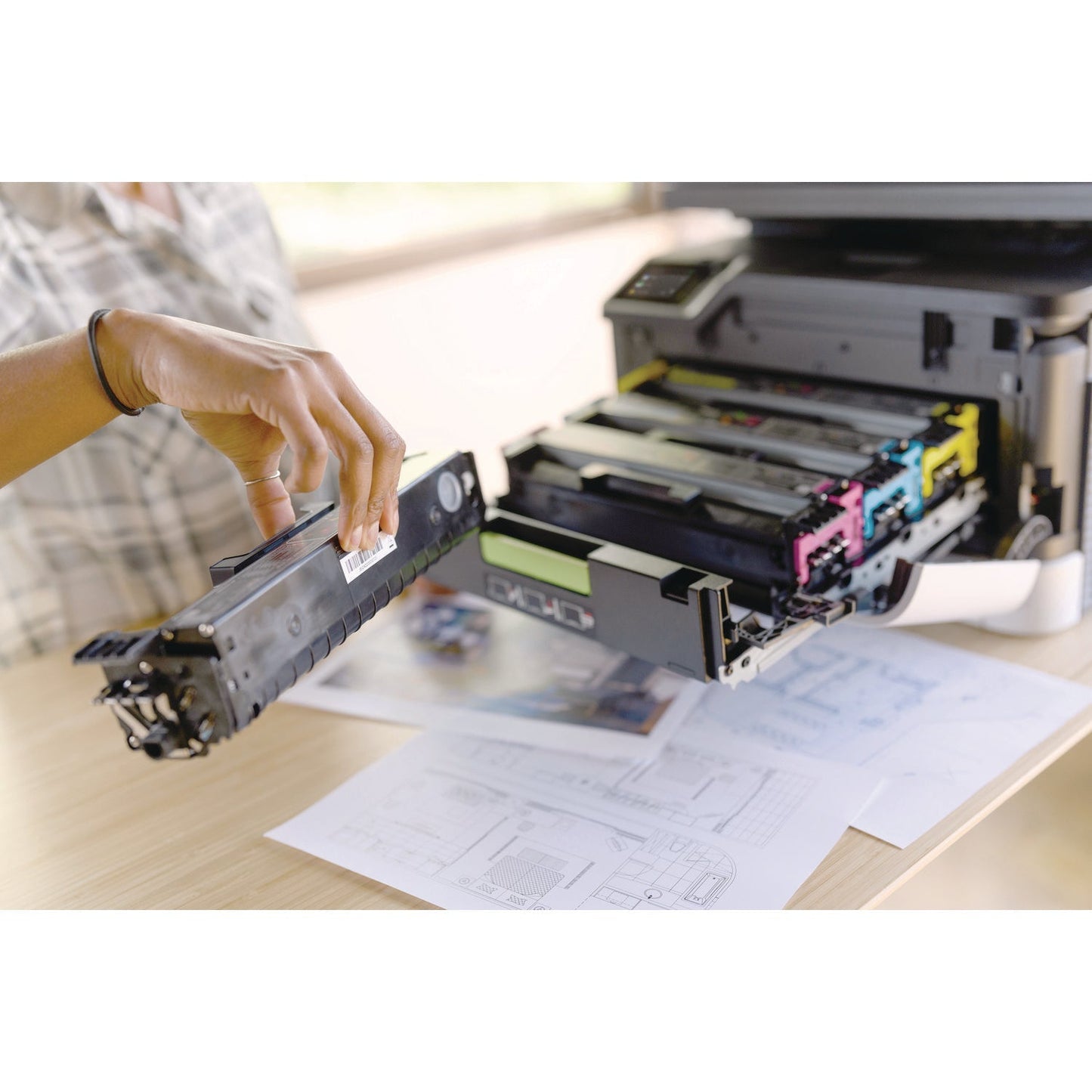 Lexmark™ 85D0Q00 Photoconductor Unit, 87,000 Page-Yield, Black, 3/Box