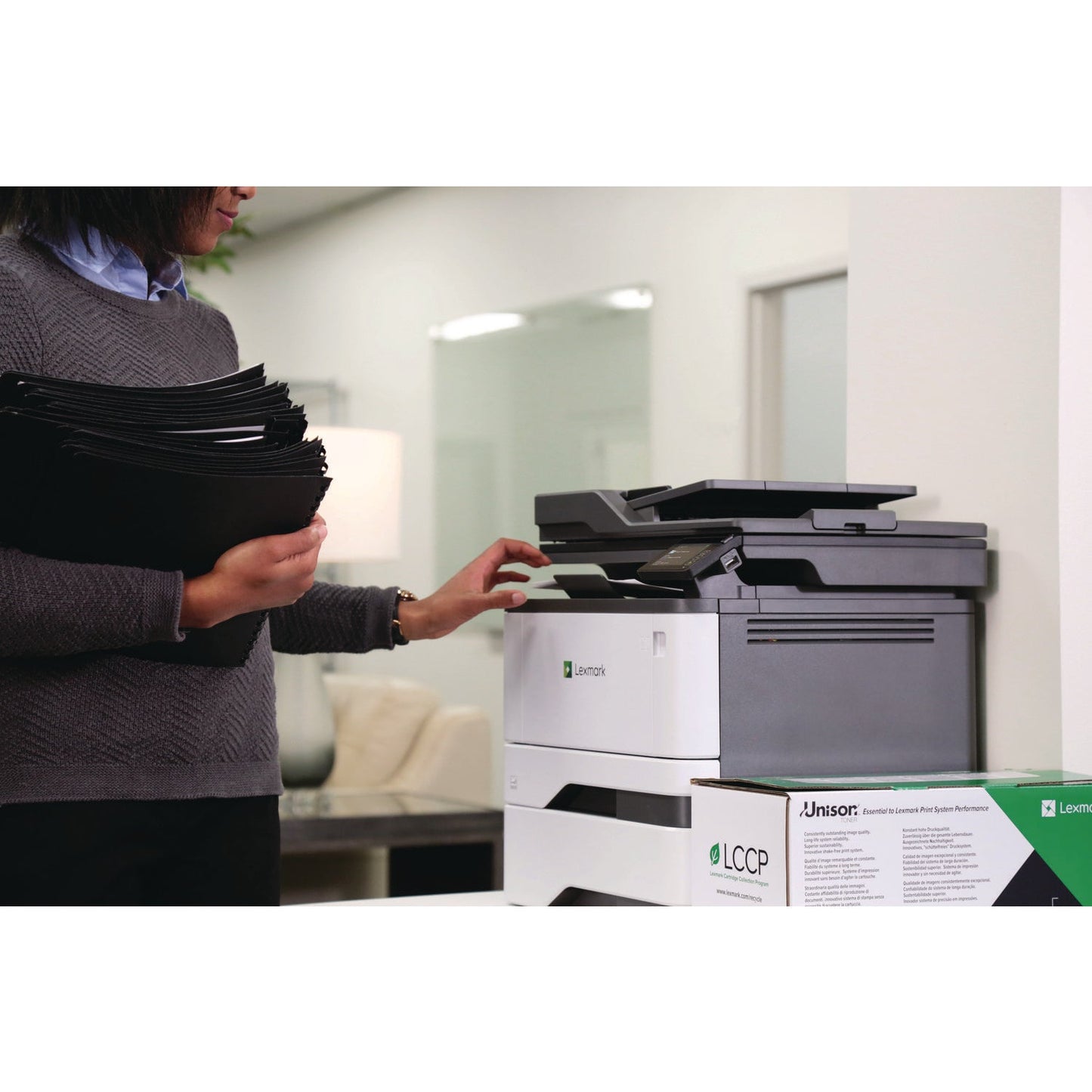 Lexmark™ 85D0Q00 Photoconductor Unit, 87,000 Page-Yield, Black, 3/Box