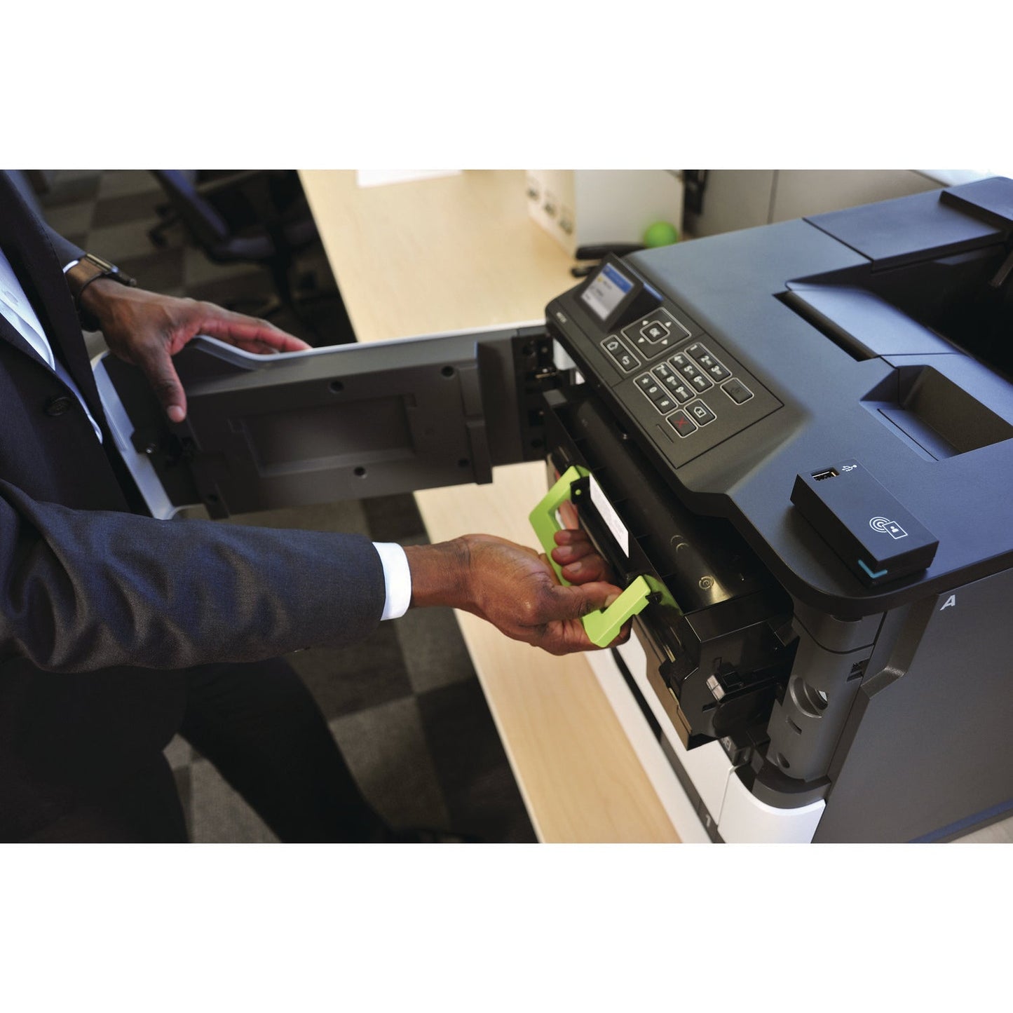 Lexmark™ 85D0Q00 Photoconductor Unit, 87,000 Page-Yield, Black, 3/Box