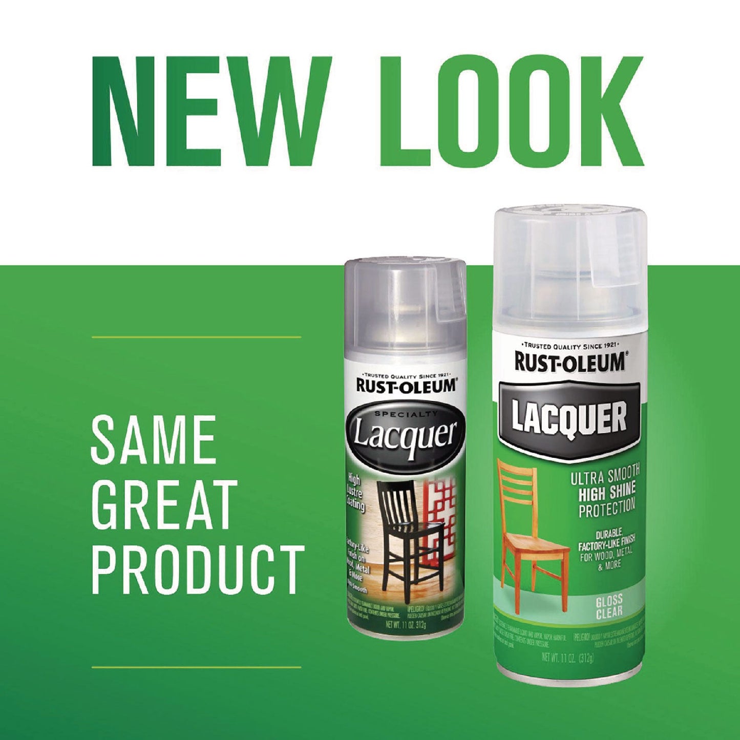 Rust-Oleum® Specialty Lacquer Spray Paint, Gloss Clear, 12 oz Aerosol Can