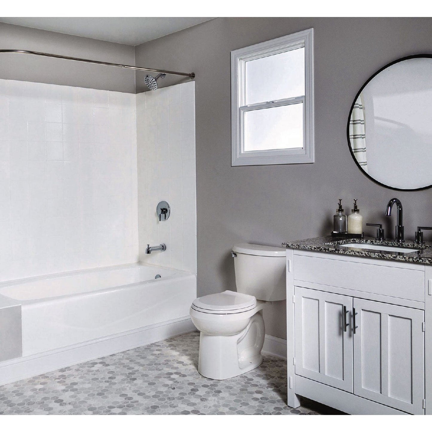 Rust-Oleum® Specialty Tub and Tile Refinishing Kit, Gloss White, Quart, 4 Kits/Carton