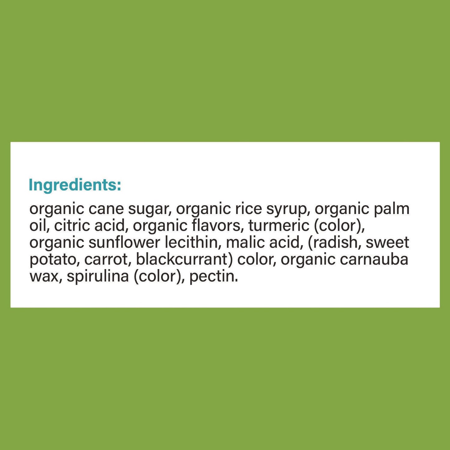 YumEarth Organic Sour Giggles, Assorted Flavors, 2 oz Bag, 12/Carton