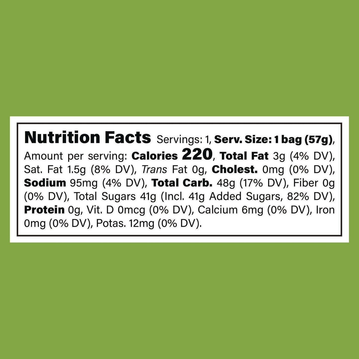 YumEarth Organic Sour Giggles, Assorted Flavors, 2 oz Bag, 12/Carton