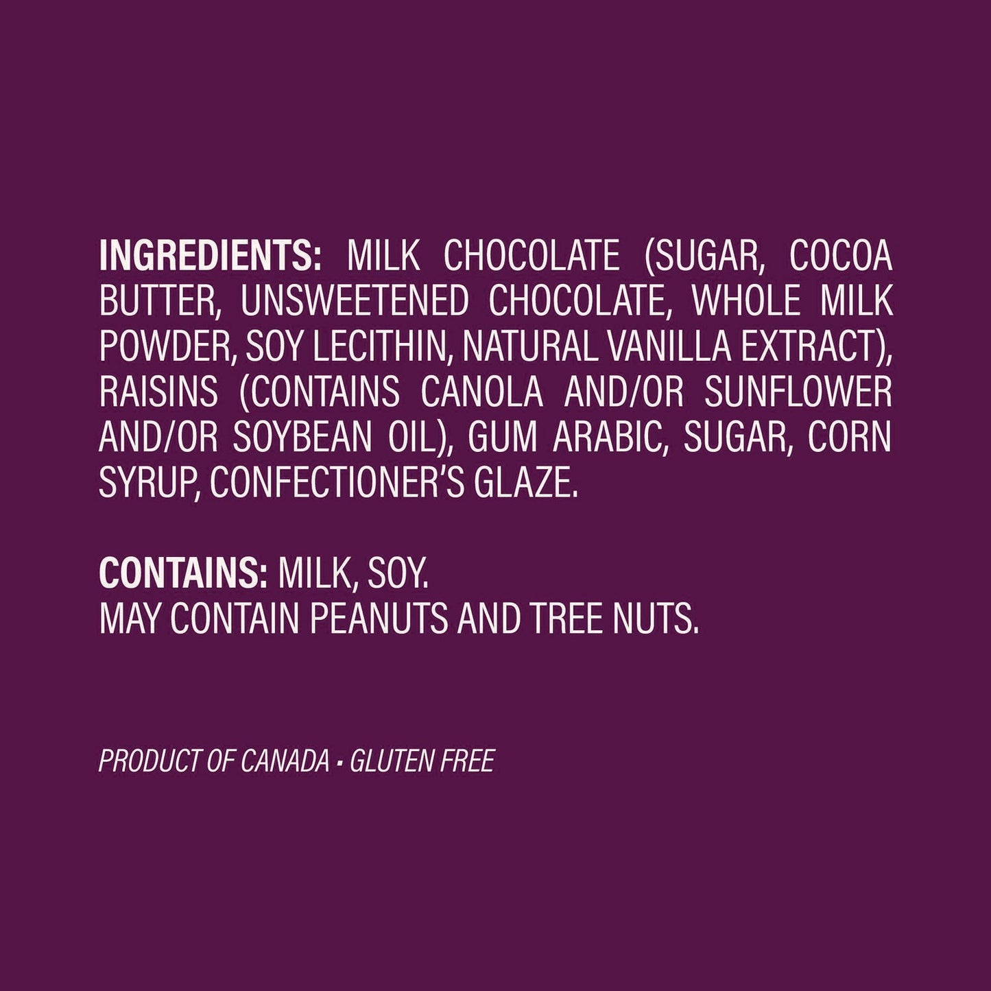 Wellsley Farms™ Milk Chocolate Covered Raisins, 50 oz Jar