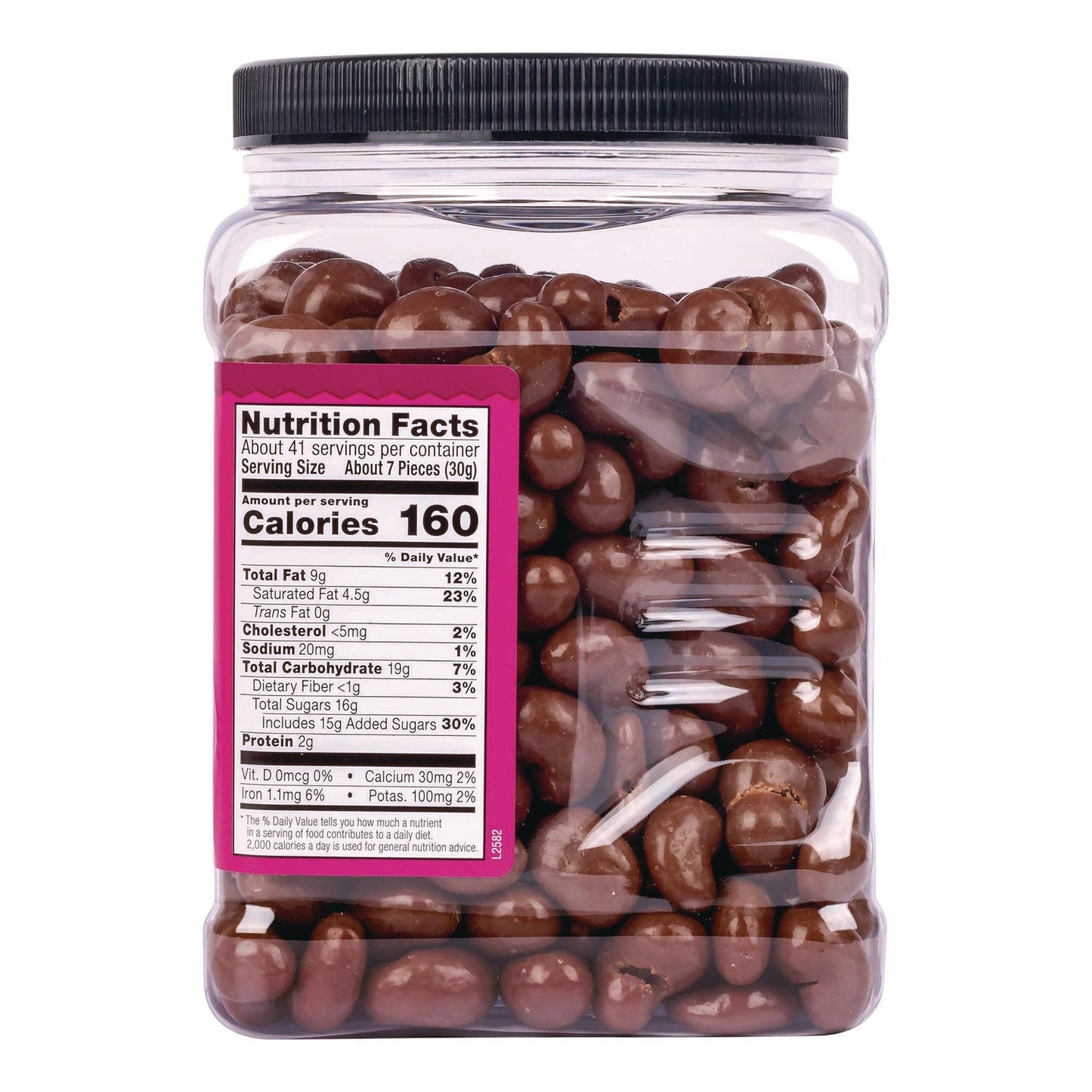 Wellsley Farms™ Milk Chocolate Covered Cashews, 44 oz Jar