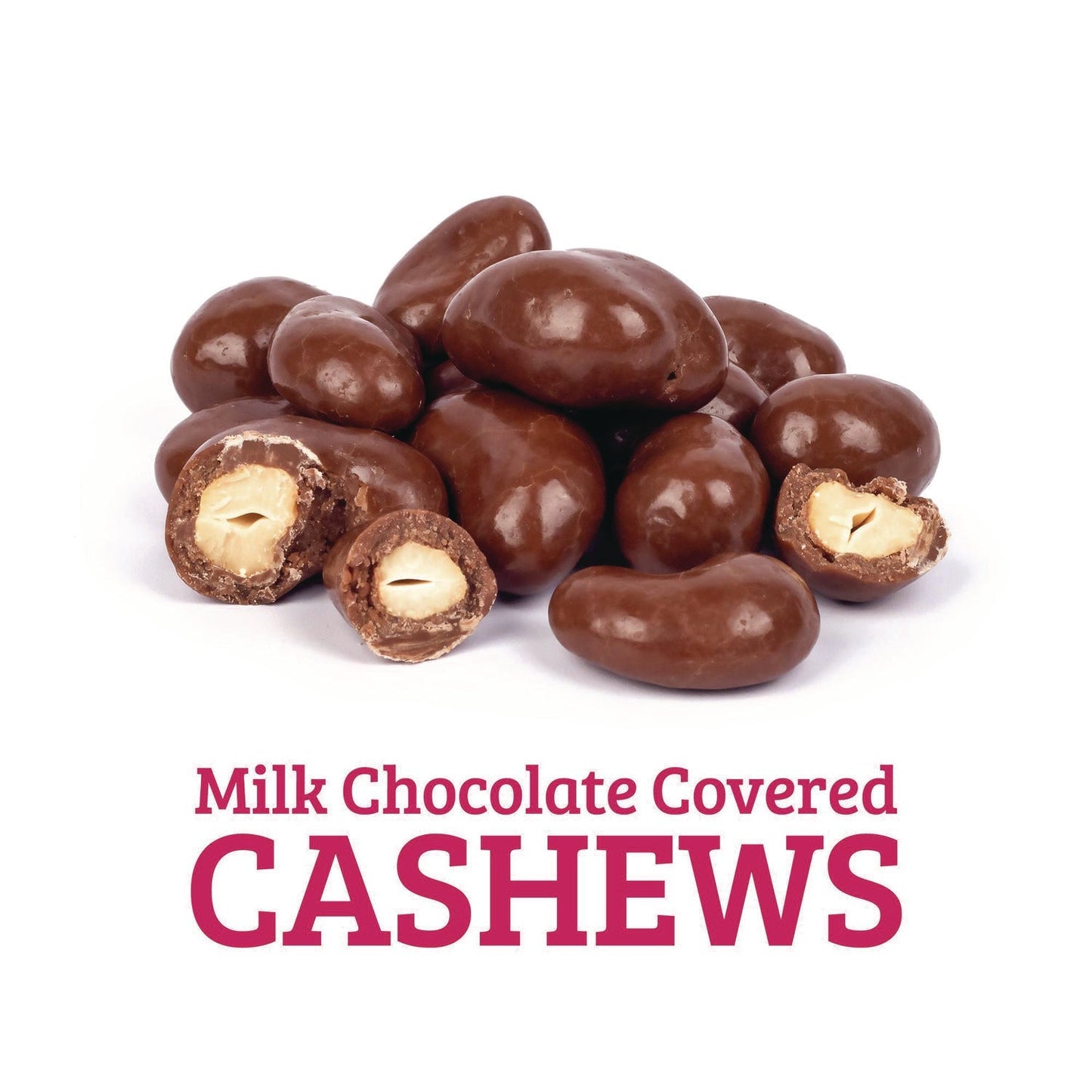 Wellsley Farms™ Milk Chocolate Covered Cashews, 44 oz Jar