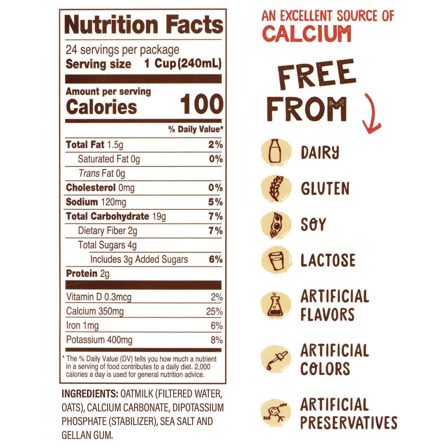 Planet Oat® Original Oat Milk Cartons, 32 oz Carton, 6/Carton
