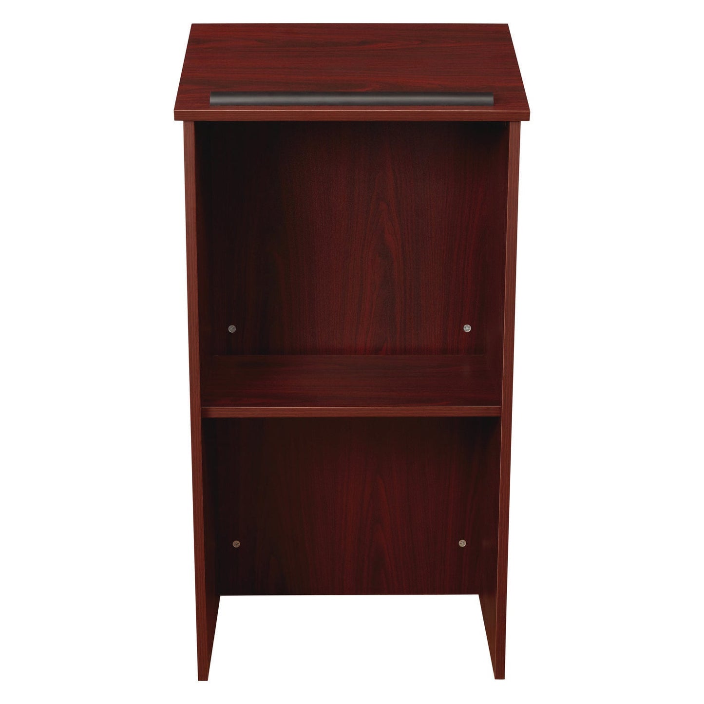 Oklahoma Sound® Full Floor Lectern, 23 x 16 x 46.5, Mahogany
