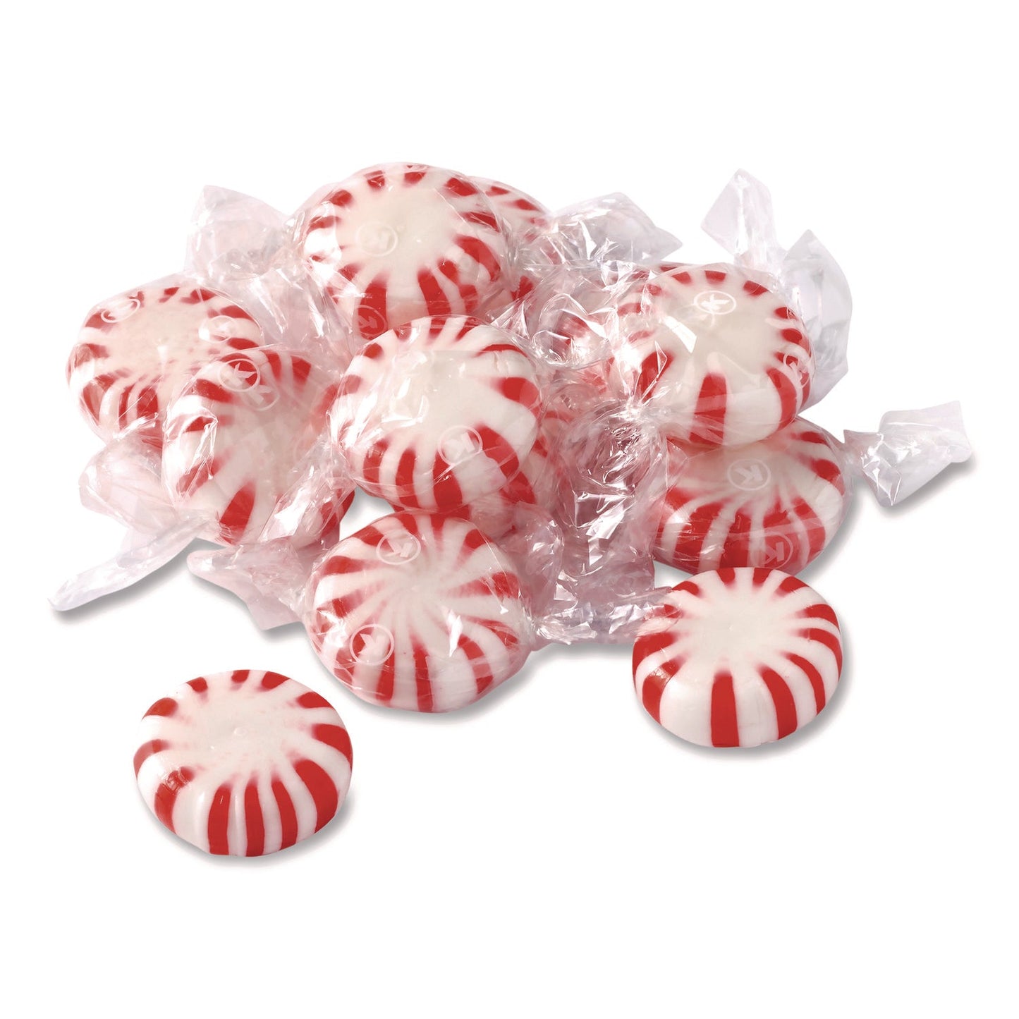 Snack Jar™ Starlight Mints, Individually Wrapped, 5 lb Bag, Approximately 425 Pieces/Bag
